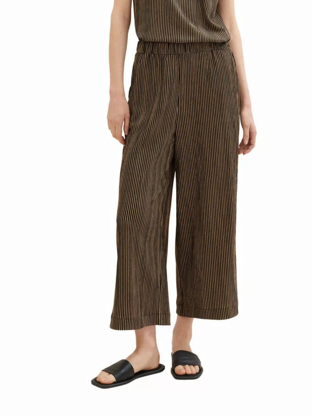 TOM TAILOR Denim Culotte mit Streifenmuster günstig online kaufen