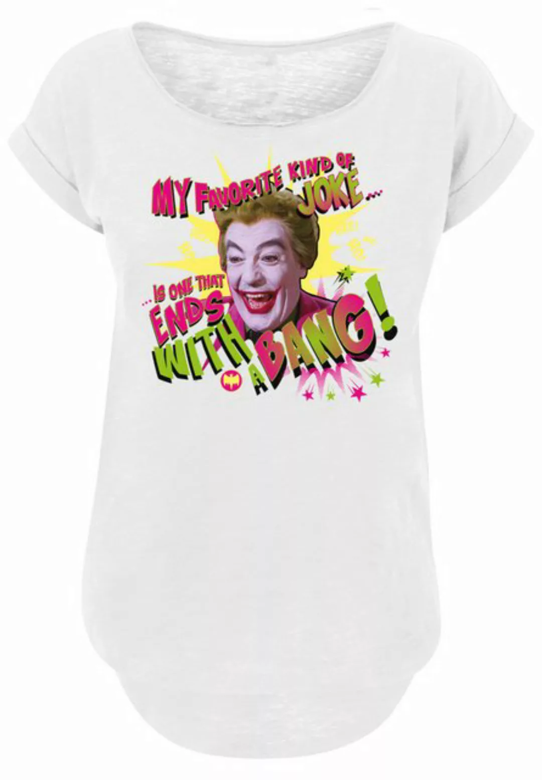 F4NT4STIC T-Shirt "Long Cut T-Shirt Batman TV Serie Joker Bang", Damen,Prem günstig online kaufen