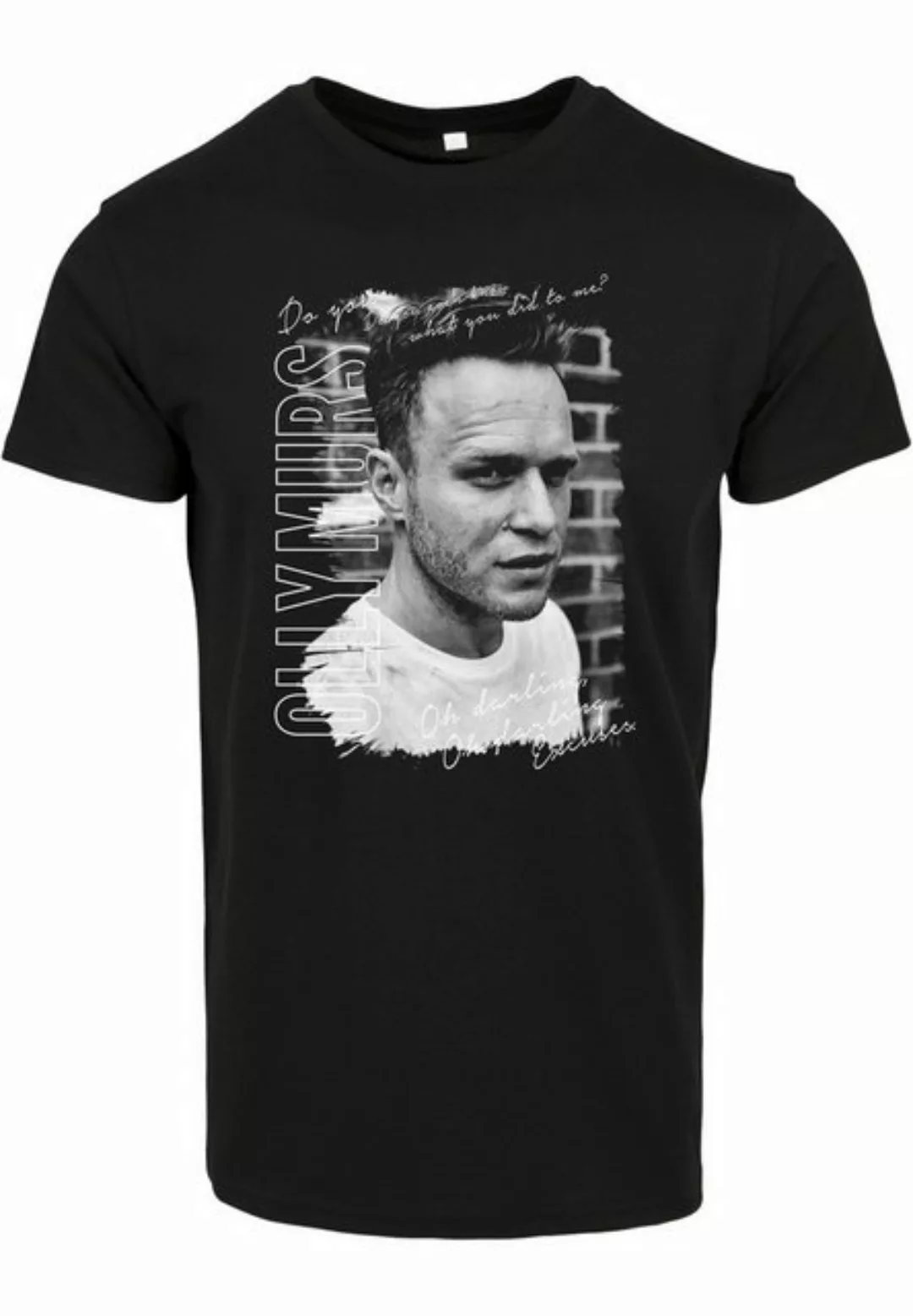 Merchcode T-Shirt Merchcode Herren Olly Murs Lyrics Tee (1-tlg) günstig online kaufen