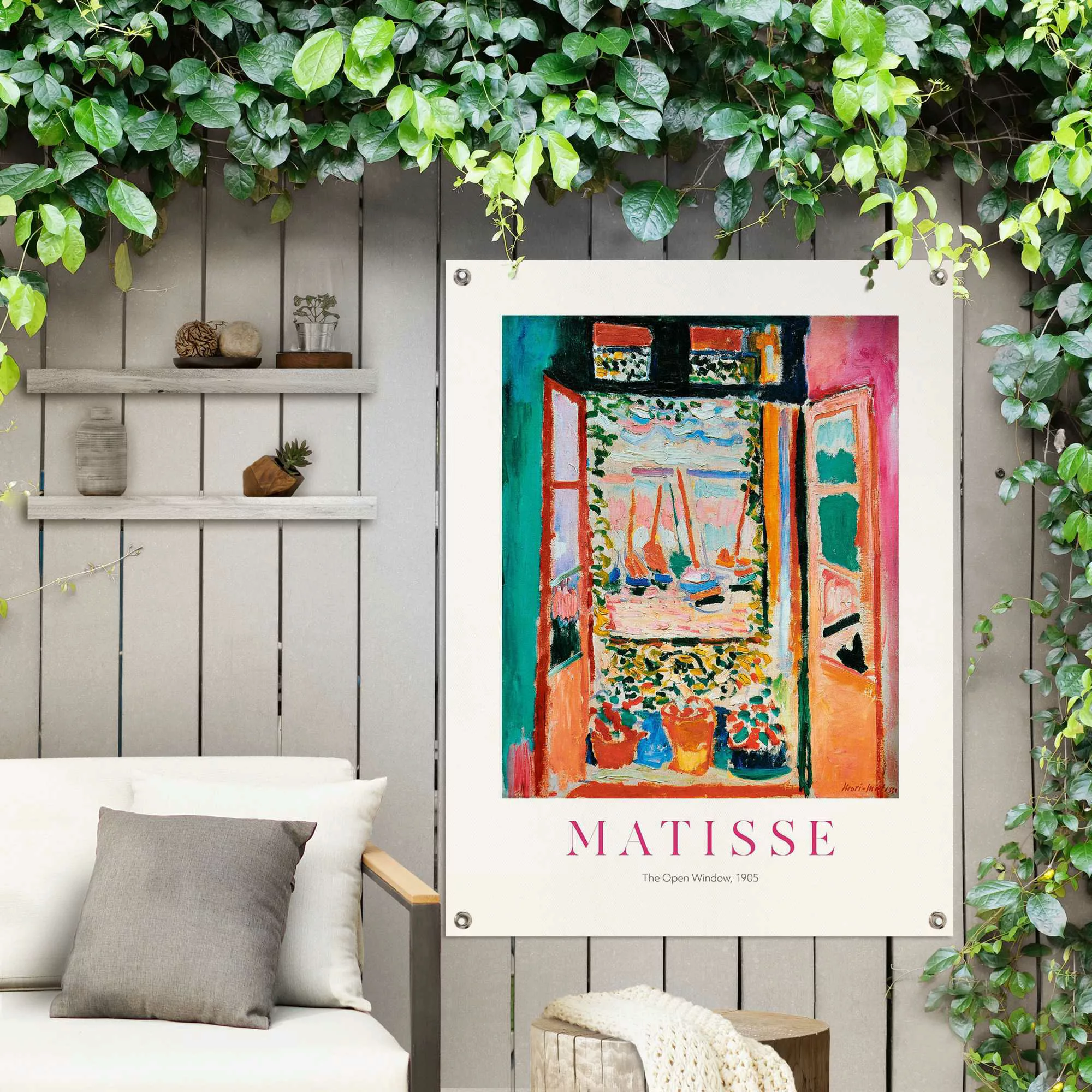 Reinders! Poster »Henri Matisse Window«, Outdoor für Garten oder Balkon günstig online kaufen