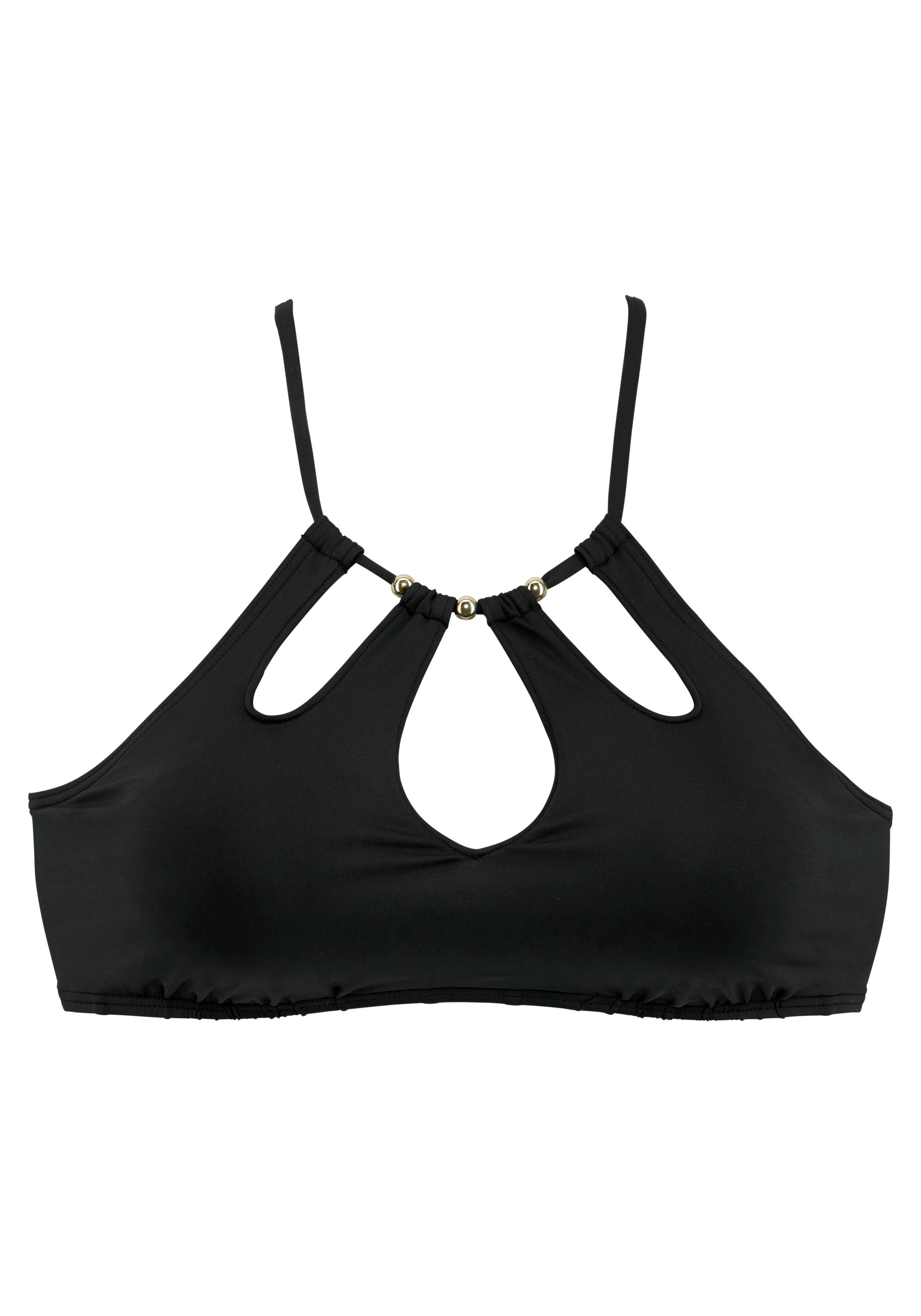 LASCANA Bustier-Bikini-Top "Italy", mit Zierperlen günstig online kaufen