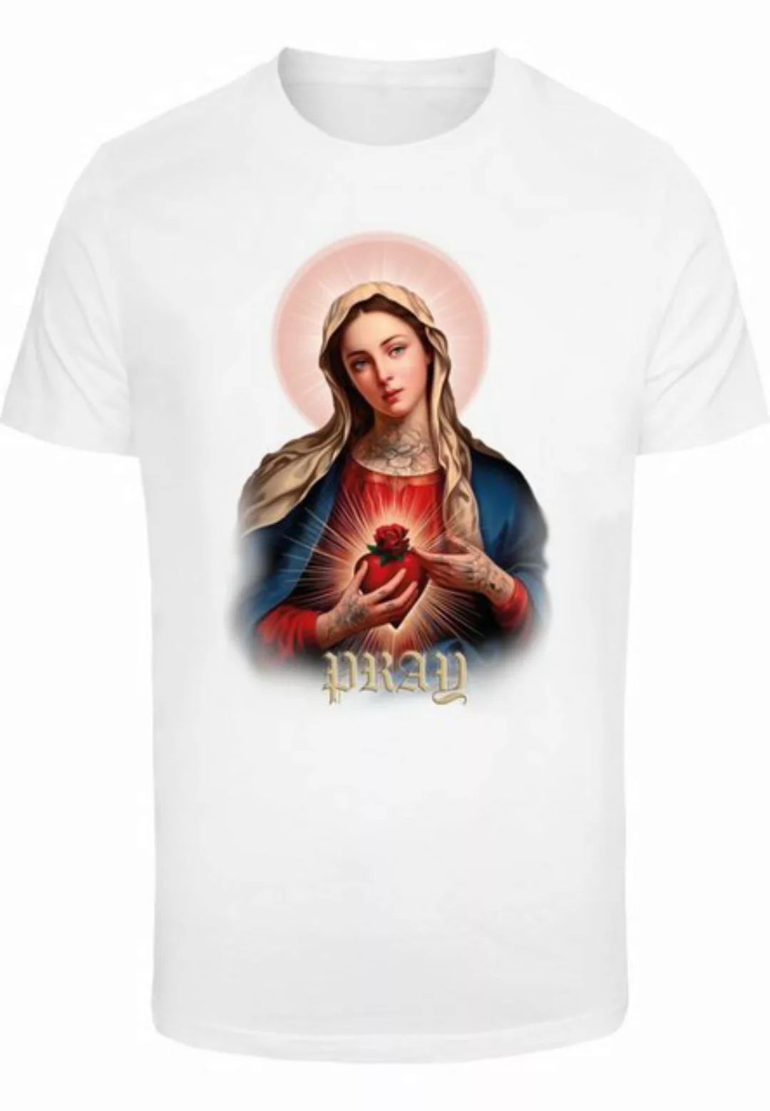 MisterTee T-Shirt MisterTee Herren Praying Mary Tee (1-tlg) günstig online kaufen