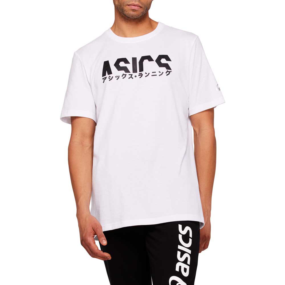 Asics Katakana Graphic Kurzärmeliges T-shirt 2XL Brilliant White / Performa günstig online kaufen