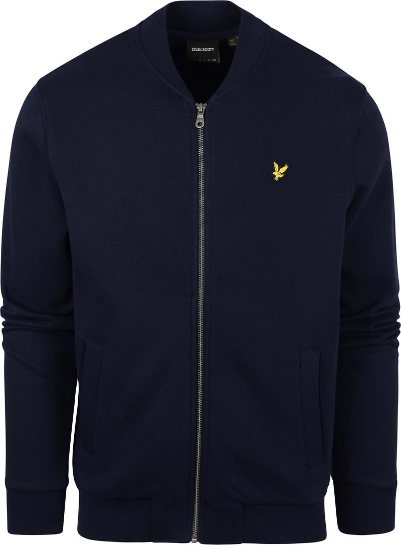 Lyle and Scott Sweaterjacke Dunkelblau - Größe XL günstig online kaufen