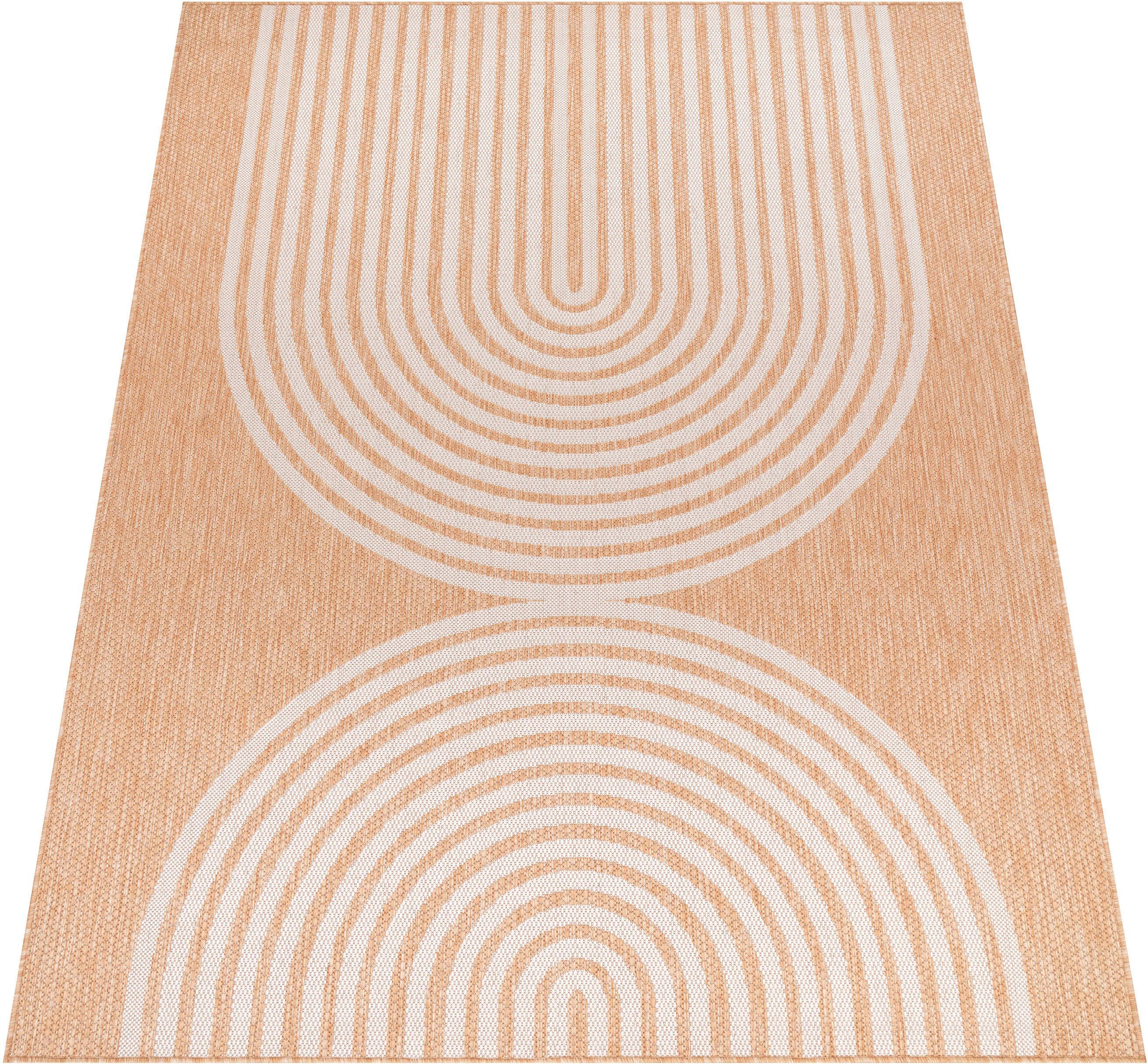 Paco Home Teppich »Illusion 328«, rechteckig, 4 mm Höhe, Flachgewebe, Scand günstig online kaufen