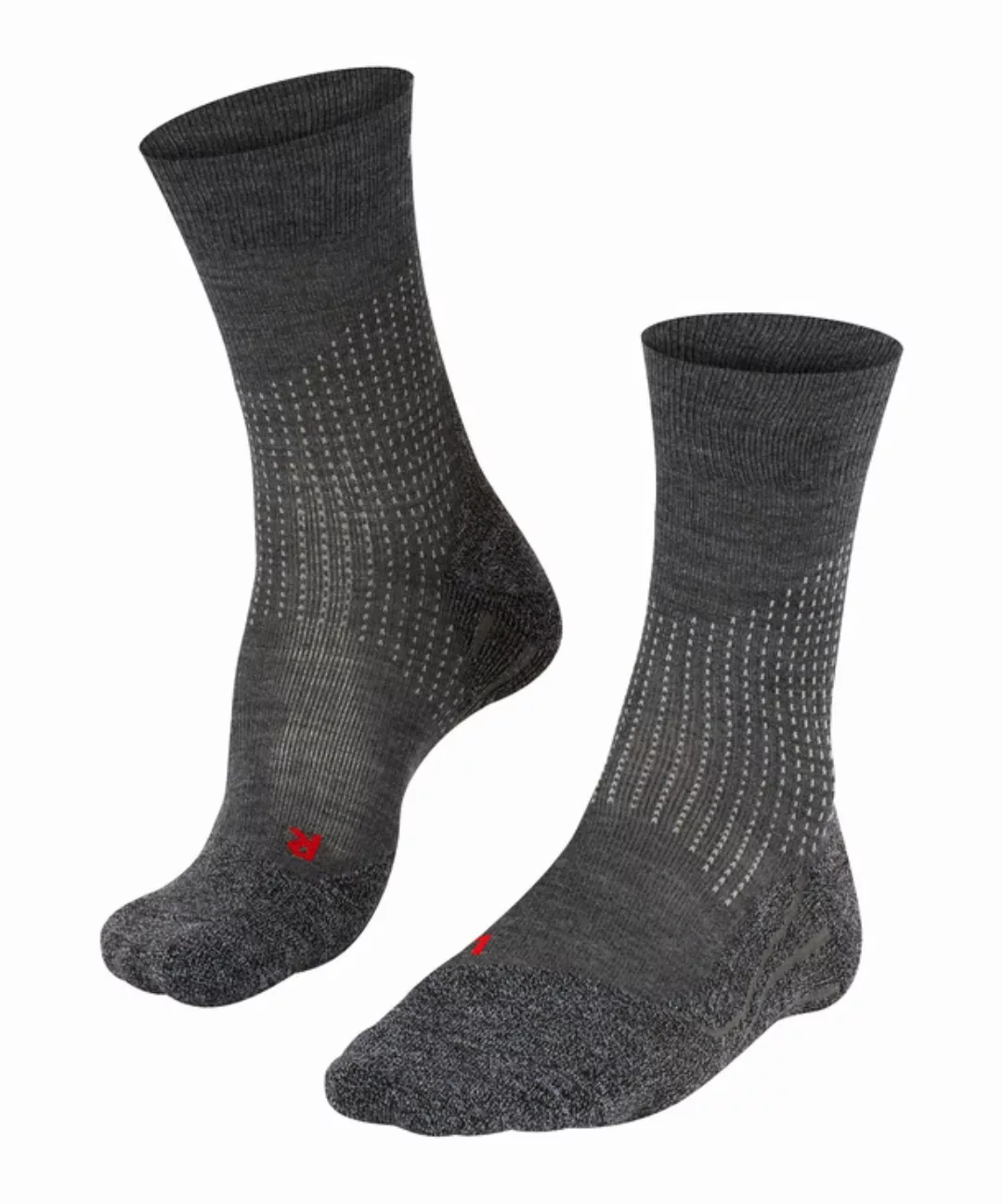 FALKE Stabilizing Wool Herren Socken Health, 39-41, Grau, Schurwolle, 16247 günstig online kaufen