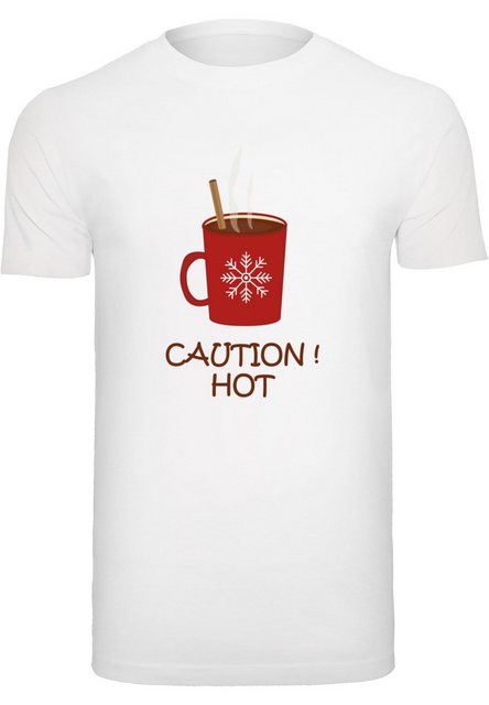 Merchcode T-Shirt "Merchcode Herren Caution Hot T-Shirt Round Neck" günstig online kaufen