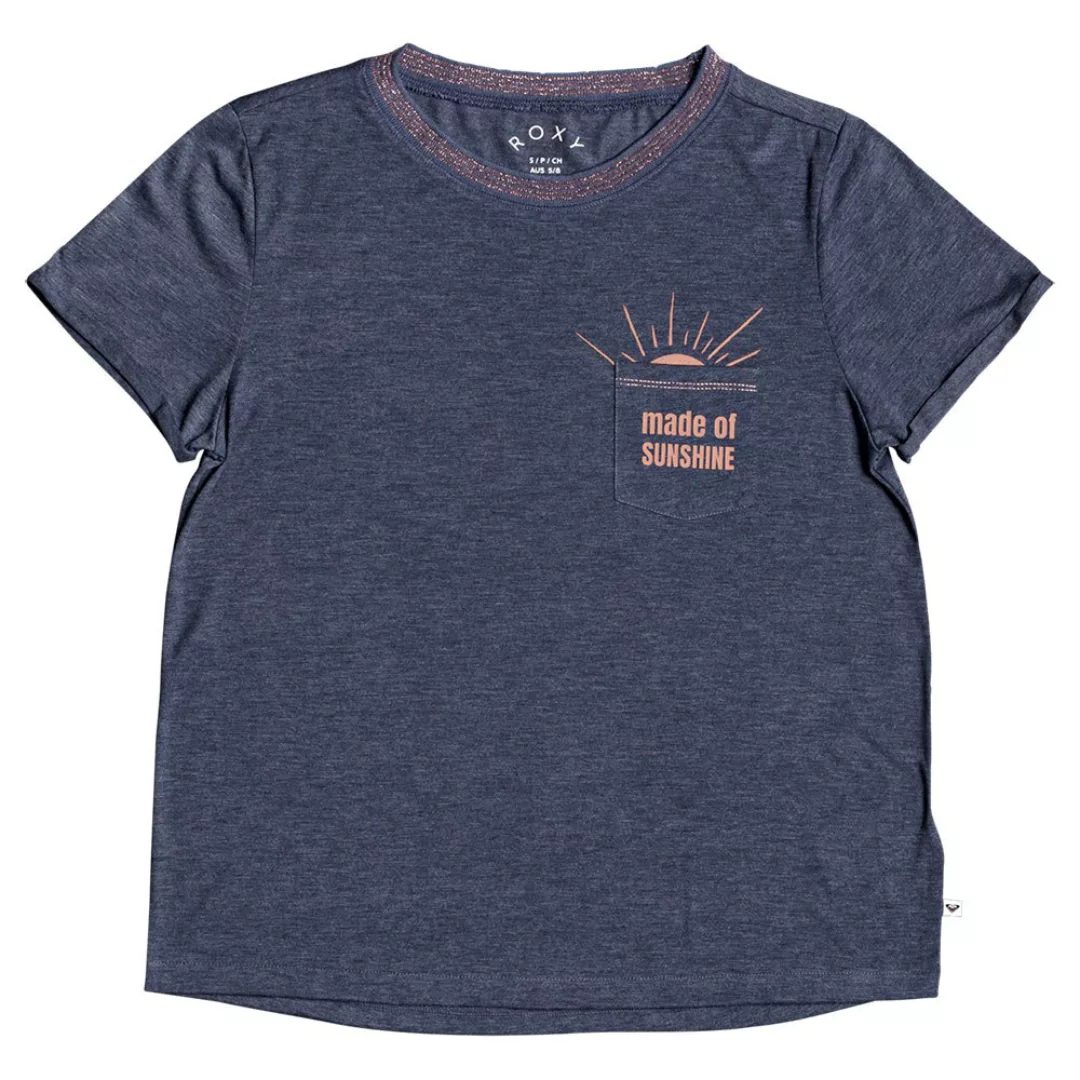 Roxy Breezy Ocean Kurzärmeliges T-shirt XS Mood Indigo günstig online kaufen