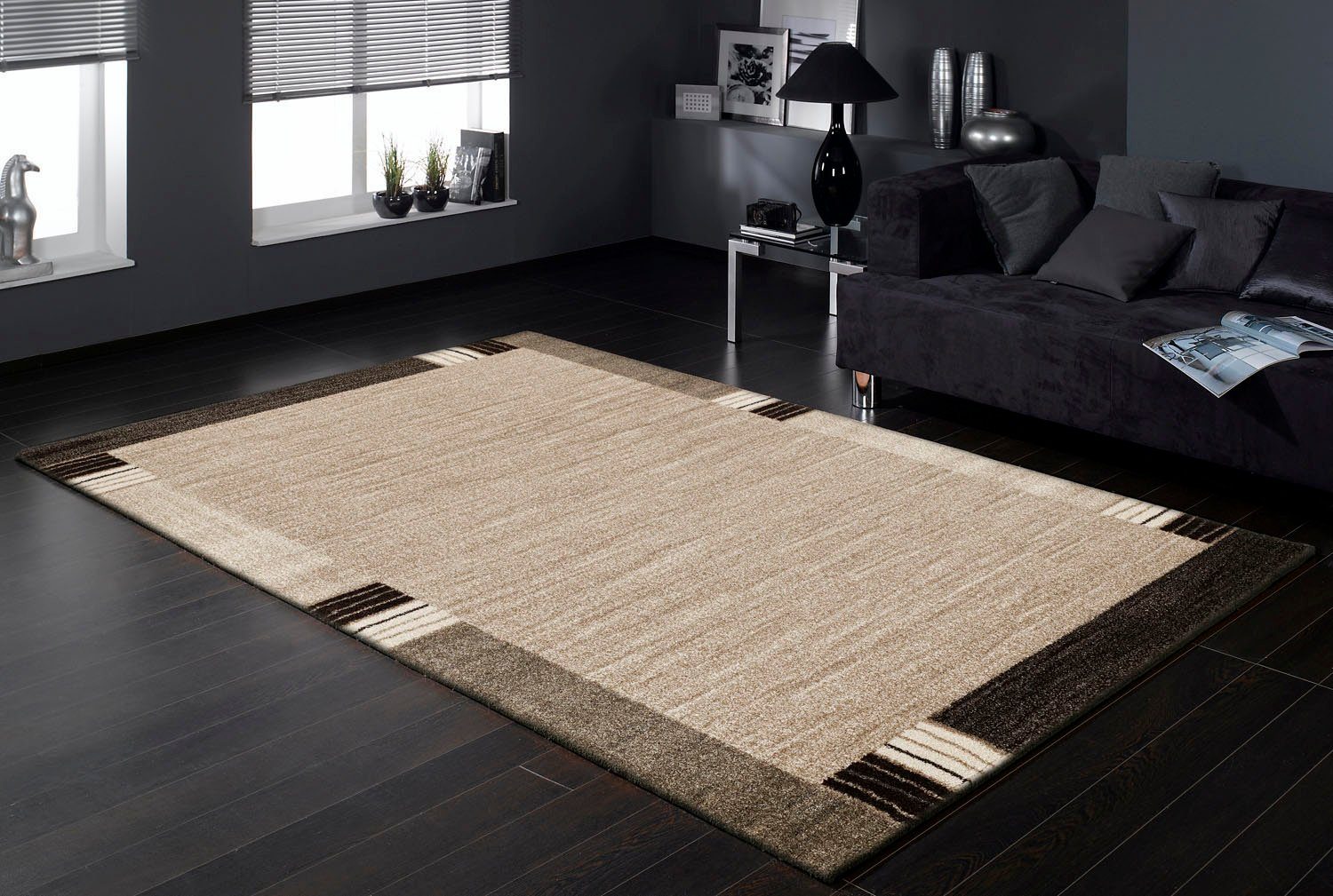 OCI DIE TEPPICHMARKE Teppich »CASTLE FLORA«, rechteckig, 20 mm Höhe, Wohnzi günstig online kaufen