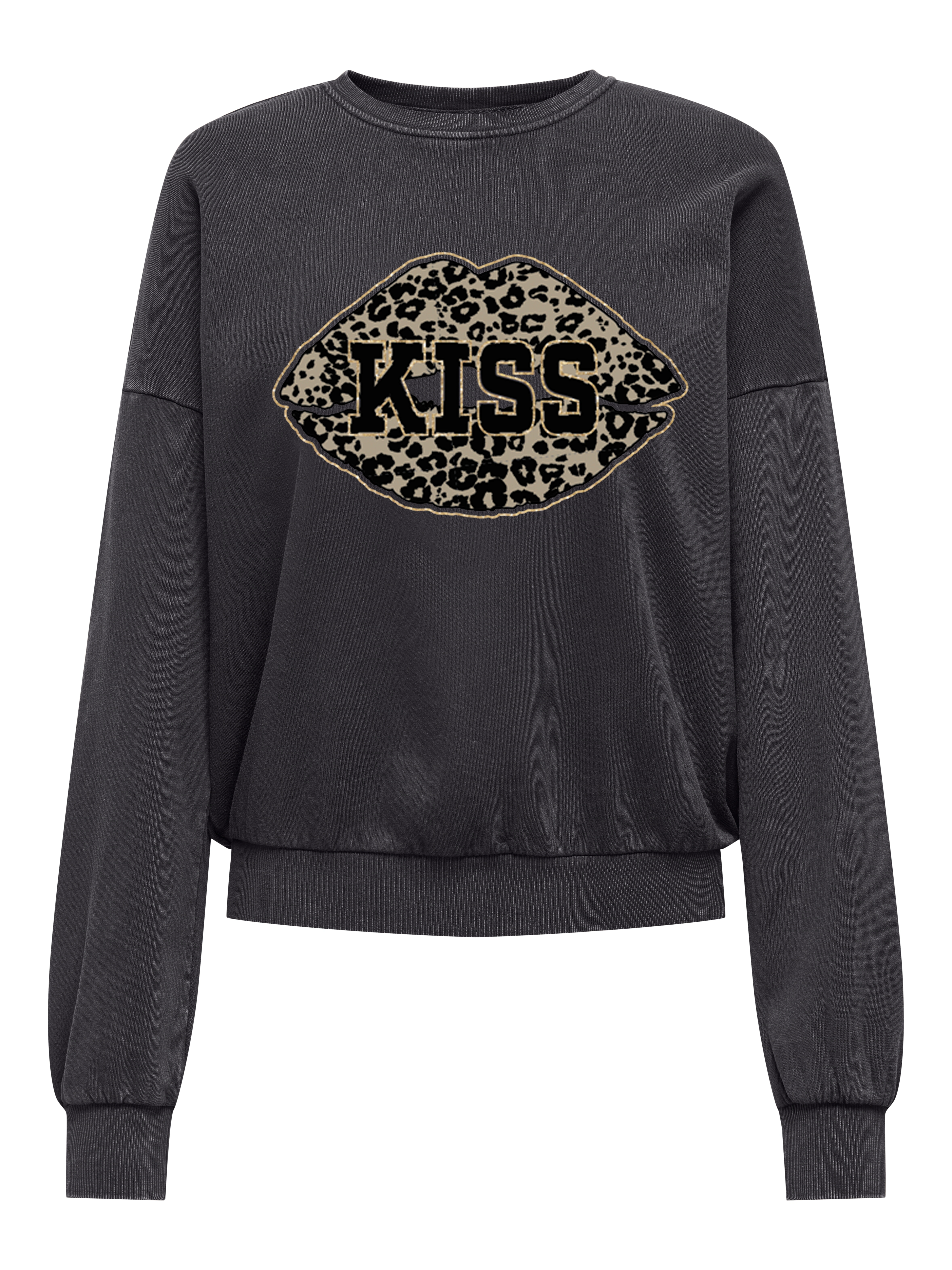 ONLY Sweatshirt "ONLLAUREN L/S LEO O-NECK CC SWT" günstig online kaufen