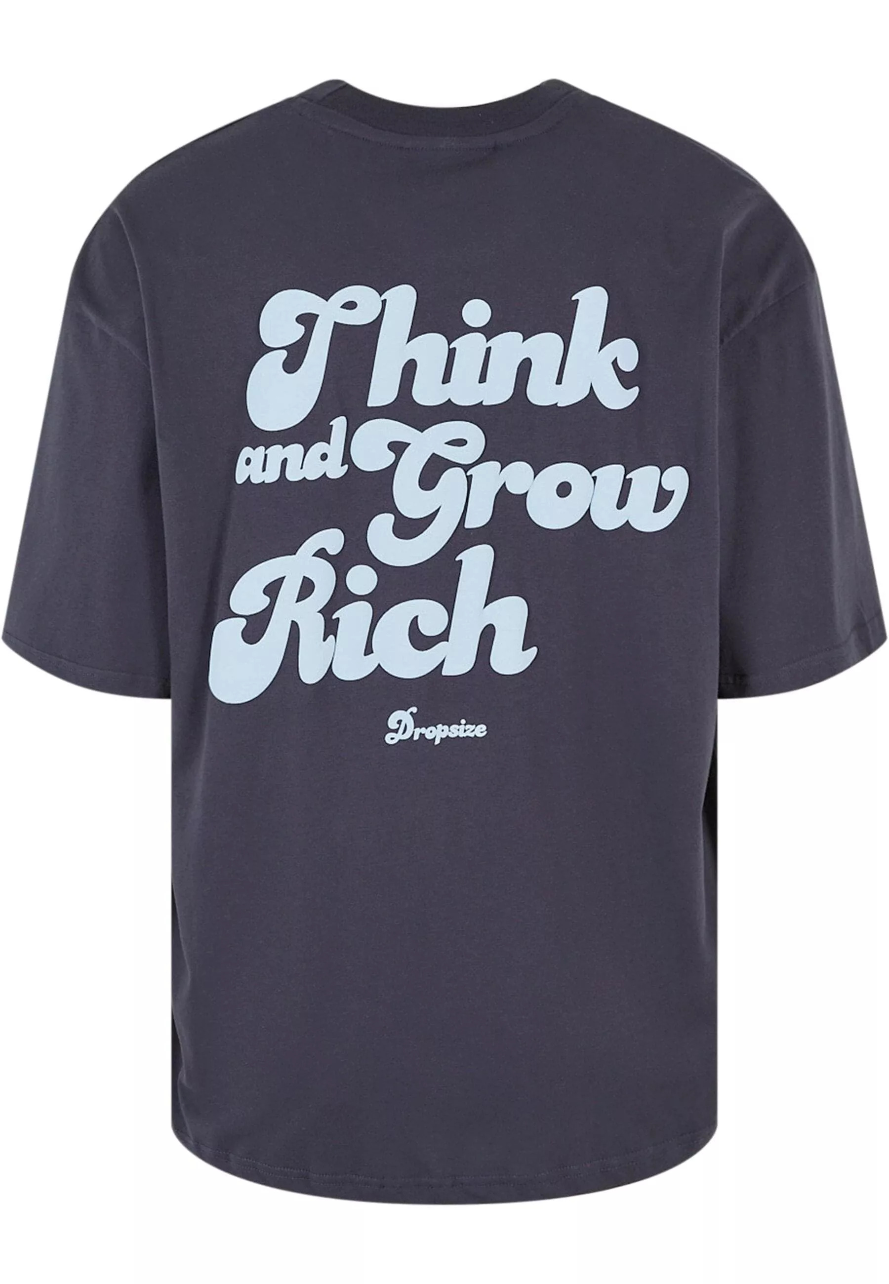 Dropsize T-Shirt "Dropsize Herren Heavy Grow Rich T-Shirt" günstig online kaufen