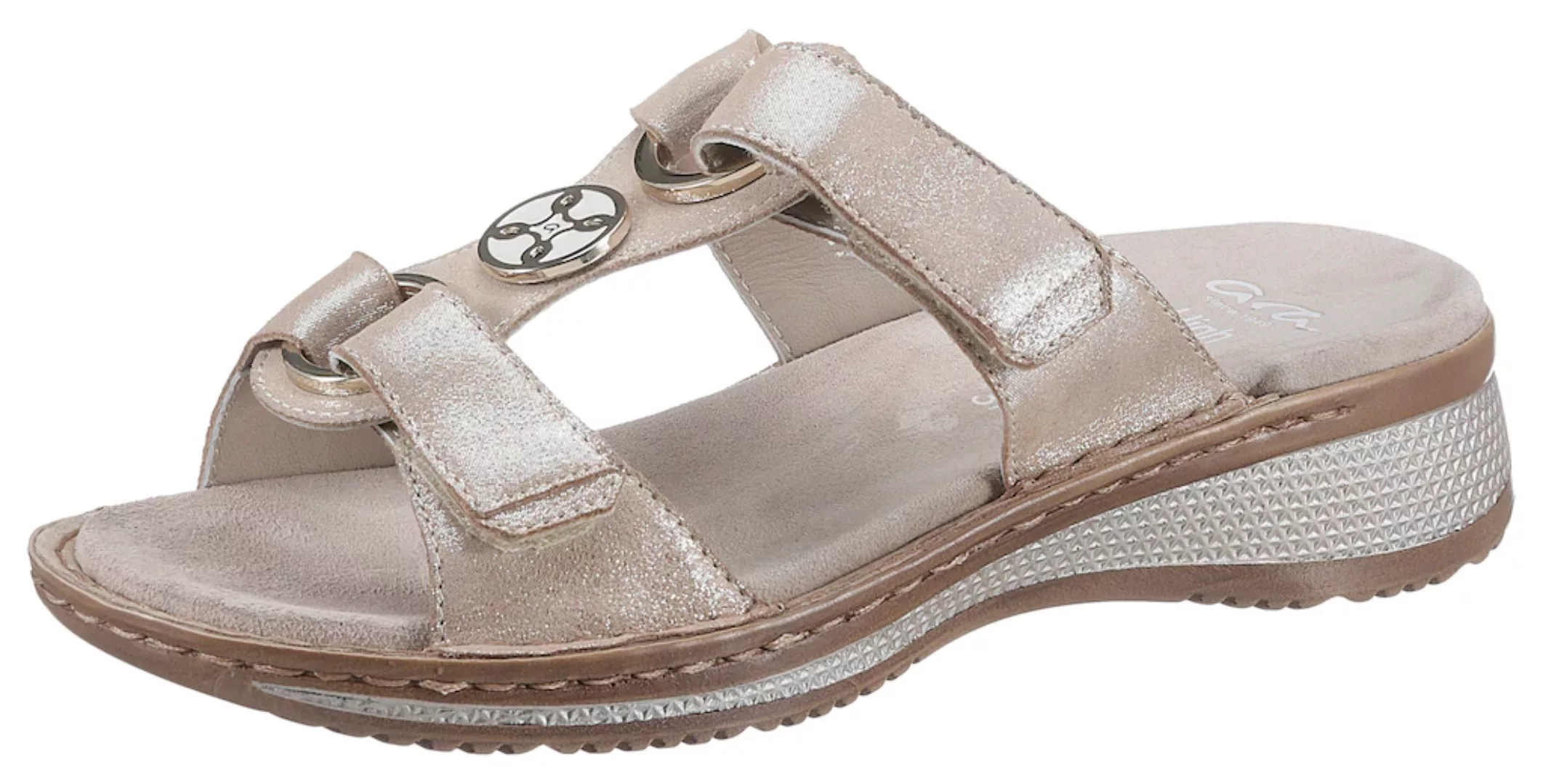 Ara Pantolette "HAWAII", Keilabsatz, Sommerschuh, Schlappen mit Klett günstig online kaufen