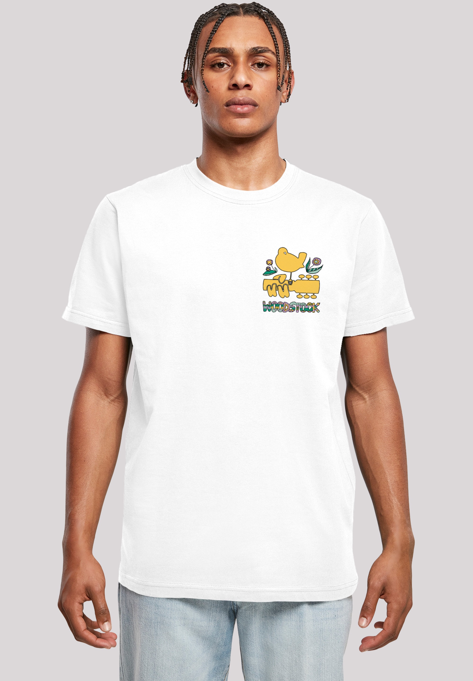 F4NT4STIC T-Shirt "Woodstock Brust Logo", Print günstig online kaufen