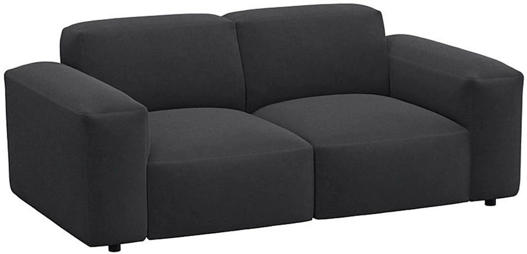 FLEXLUX 2-Sitzer "Lucera Sofa", modern & anschmiegsam, Kaltschaum, Stahl-We günstig online kaufen