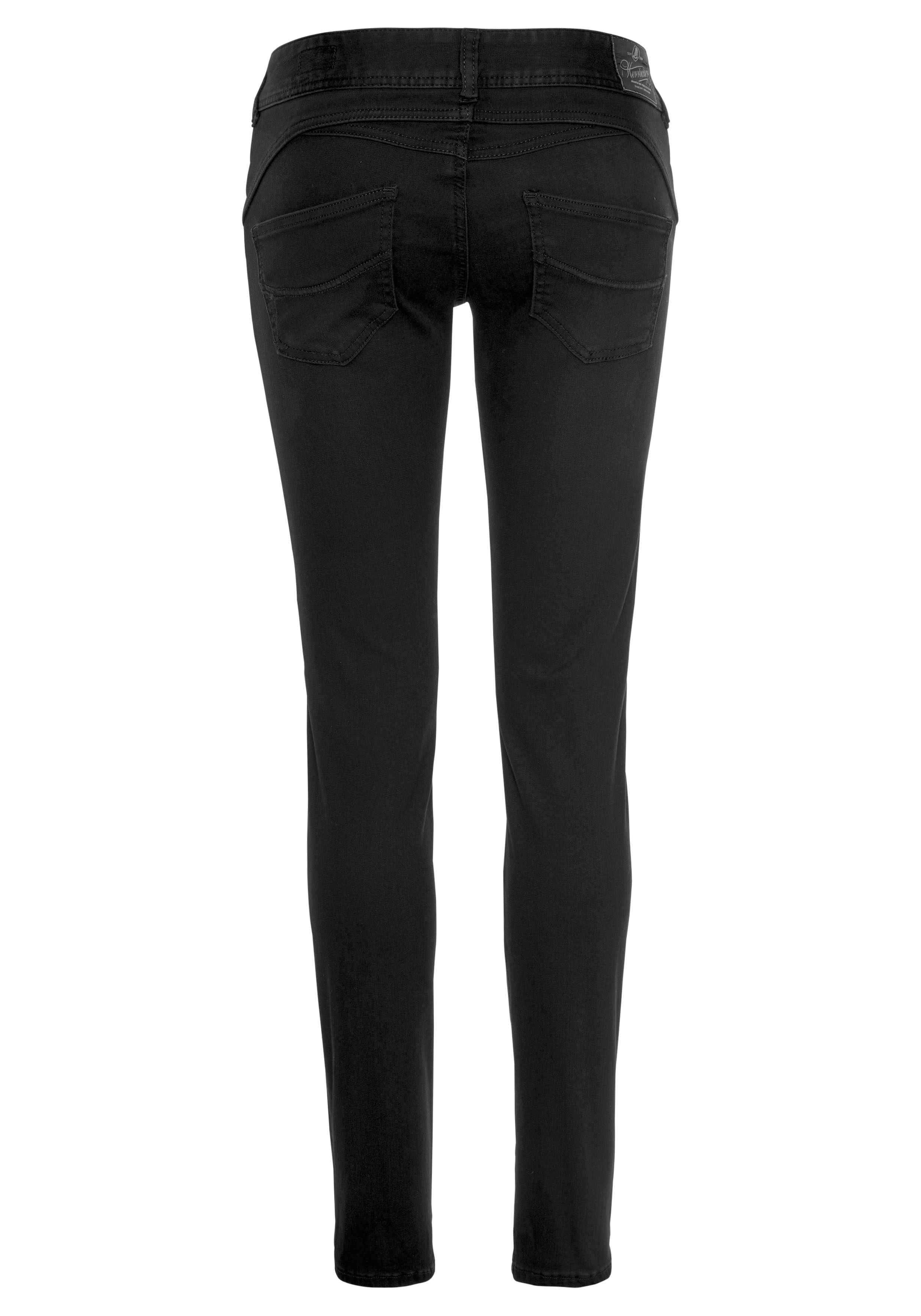 Herrlicher Stretch-Jeans Gila Slim Reused Denim Black 5606 RD505 eng geschn günstig online kaufen