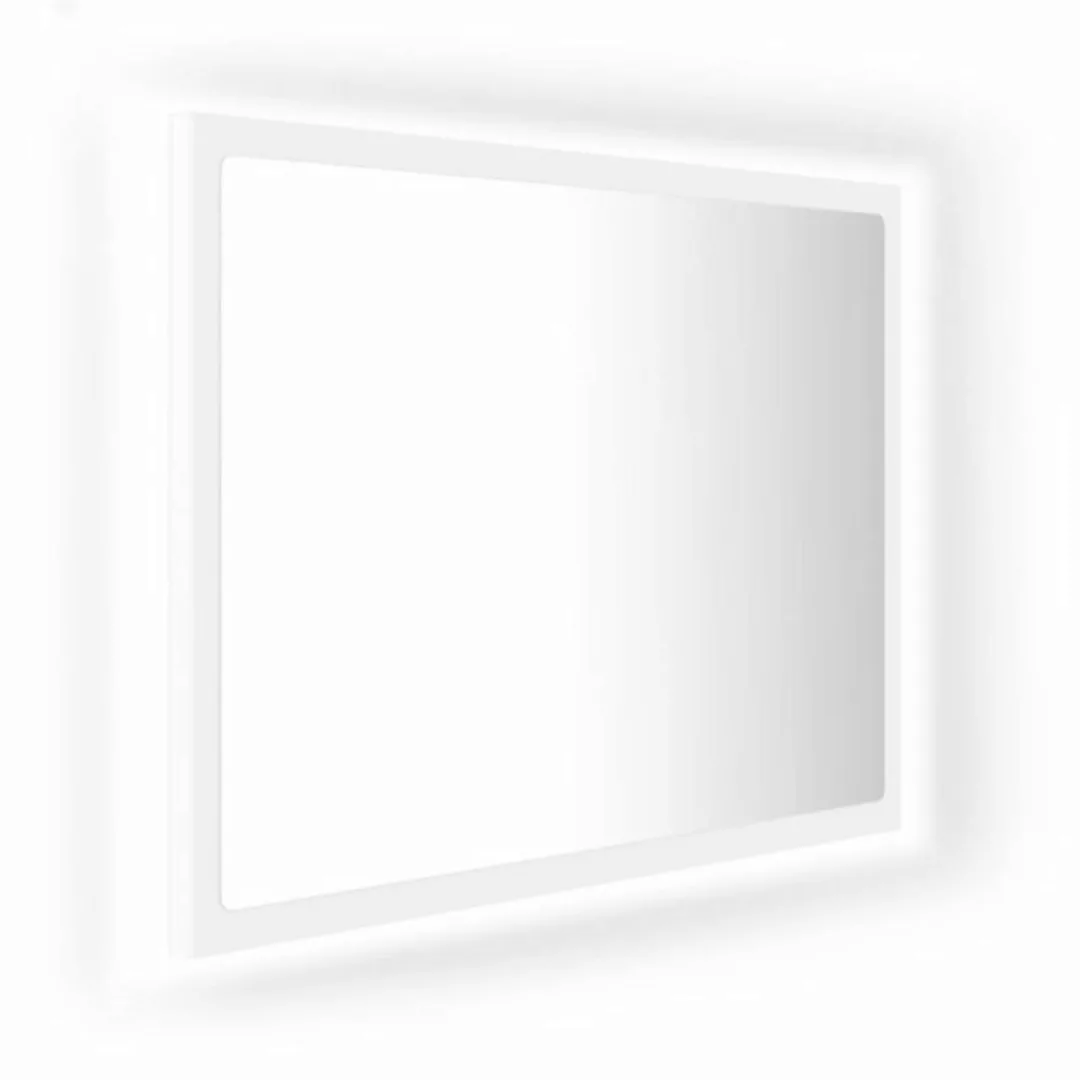 vidaXL Badezimmerspiegelschrank LED-Badspiegel Weiß 60x8,5x37 cm Acryl (1-S günstig online kaufen
