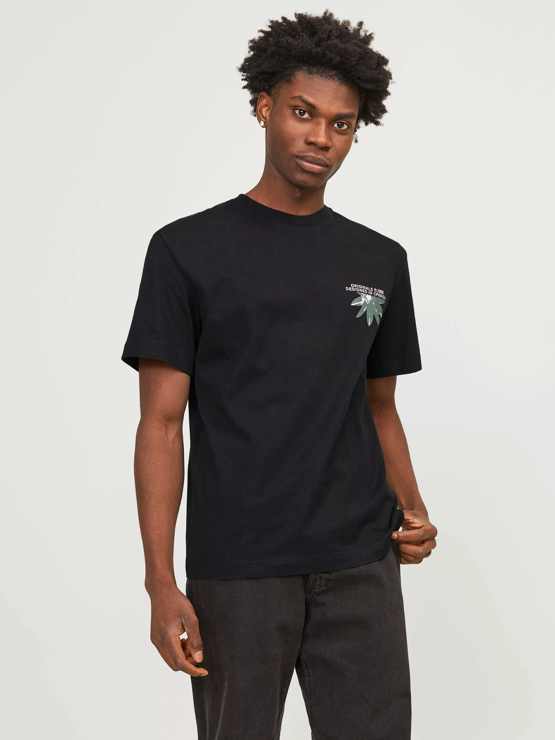 Jack & Jones T-Shirt "JORTAMPA BACK TEE SS CREW NECK SN" günstig online kaufen