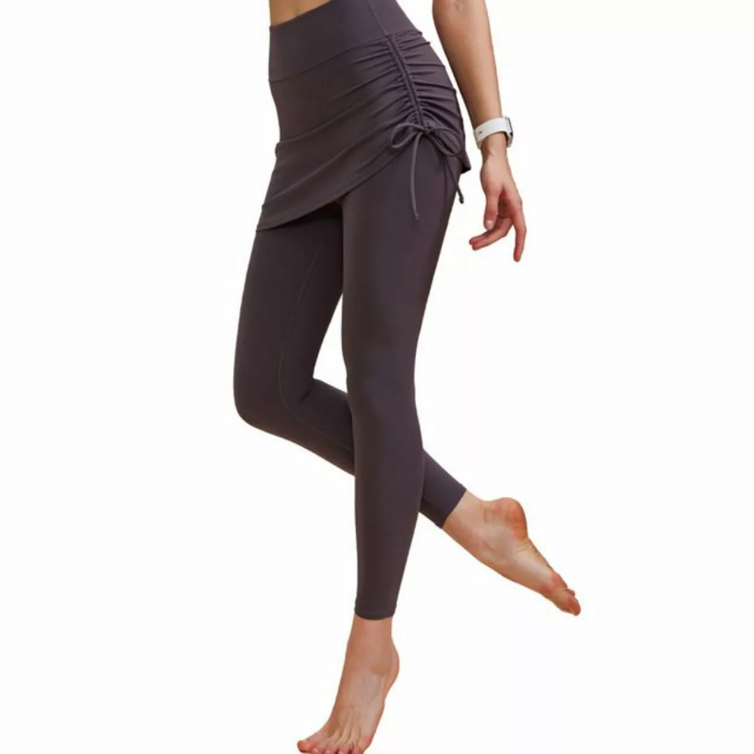 ZWY Highwaist Leggings Anti-Expositions-Yogahose für Frauen mit nackter Po- günstig online kaufen