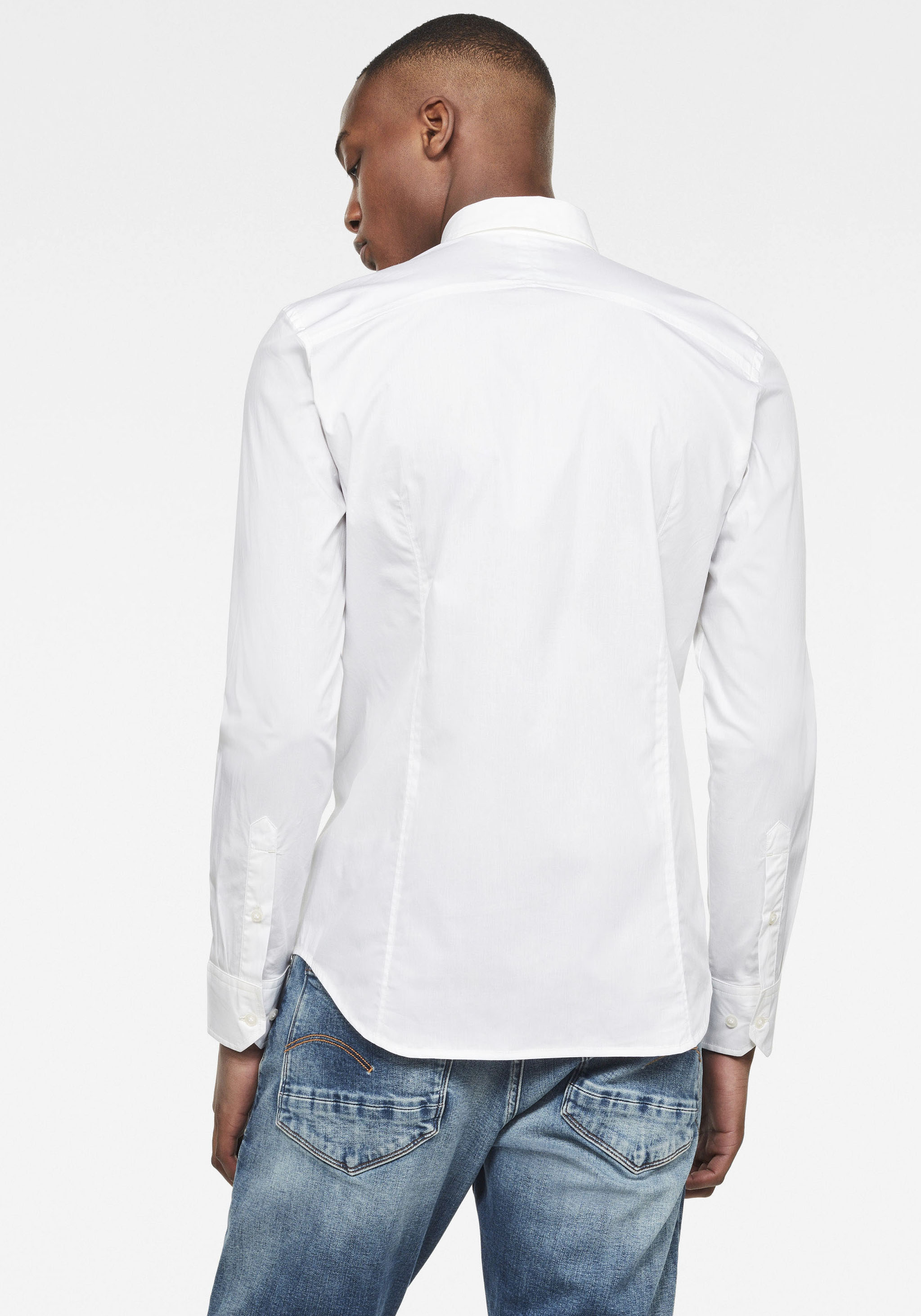 G-star Dressed Super Slim Langarm Hemd 2XL White günstig online kaufen