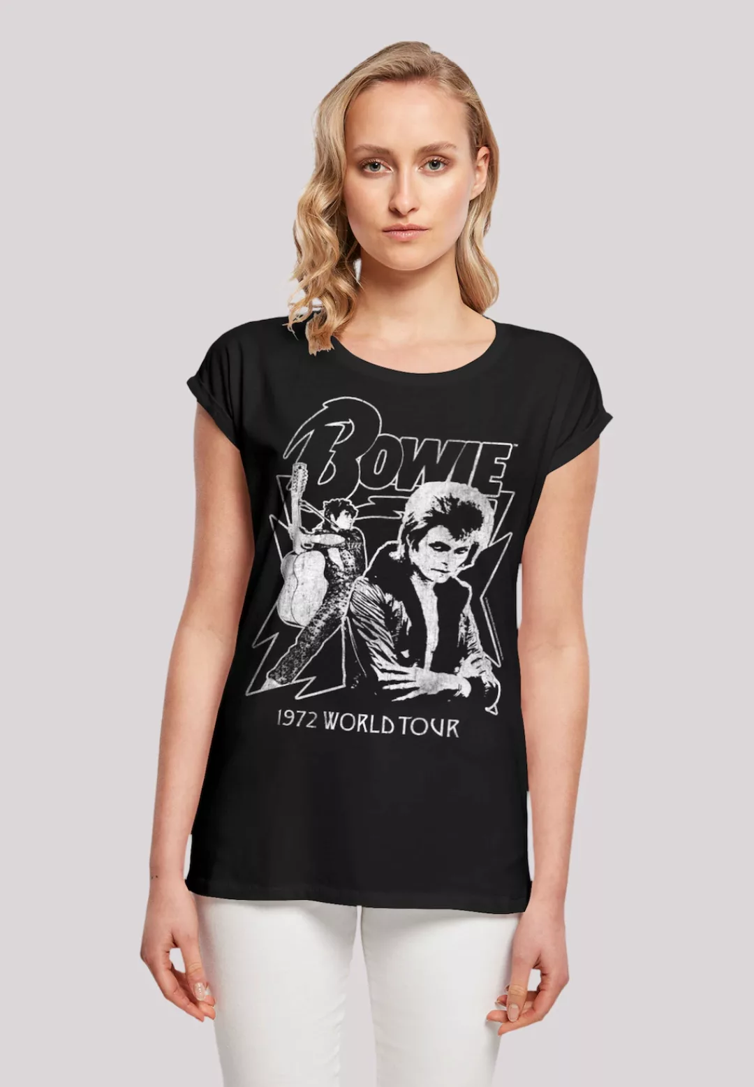 F4NT4STIC T-Shirt "David Bowie Mono 1972 World Tour", Print günstig online kaufen
