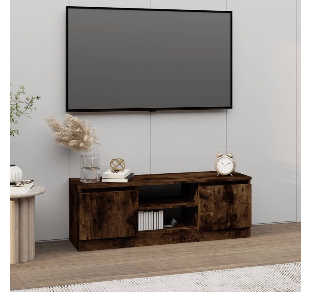 vidaXL TV-Schrank TV-Schrank mit Tür Räuchereiche 102x30x36 cm günstig online kaufen