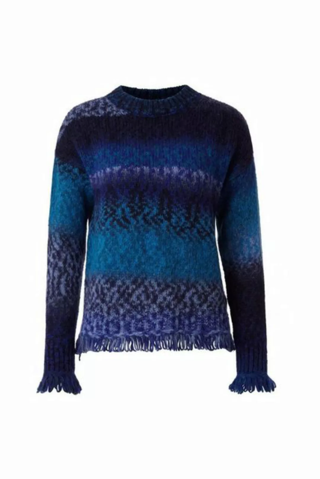 Rich & Royal Sweatshirt Crew-neck fringes günstig online kaufen