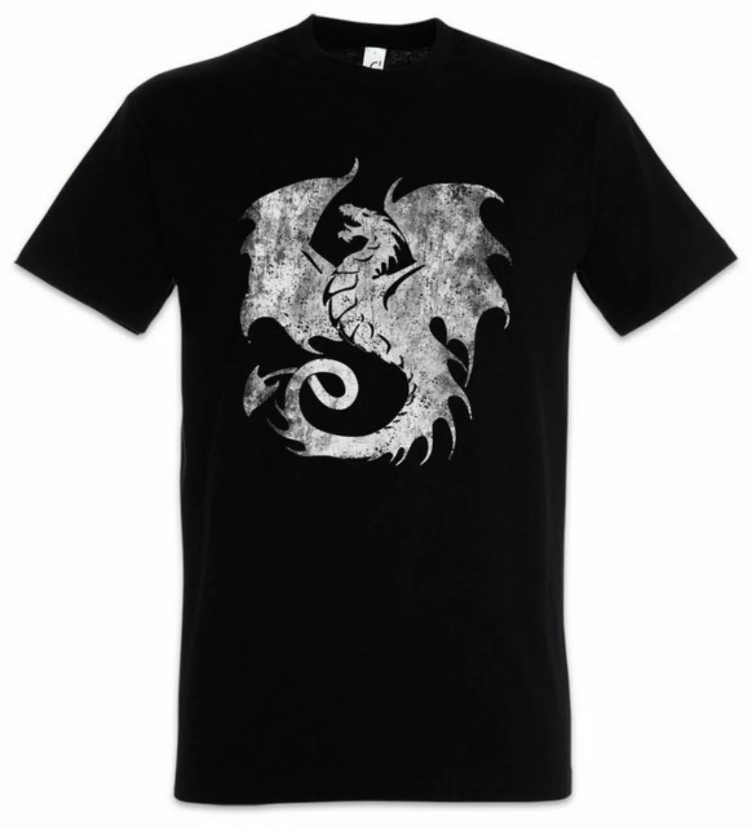 Urban Backwoods Print-Shirt Dragon V Herren T-Shirt Drache Fantasy Tattoo M günstig online kaufen