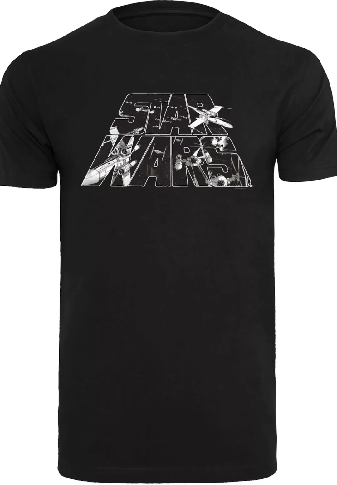 F4NT4STIC T-Shirt "Star Wars Logo Space Sketch", Herren,Premium Merch,Regul günstig online kaufen