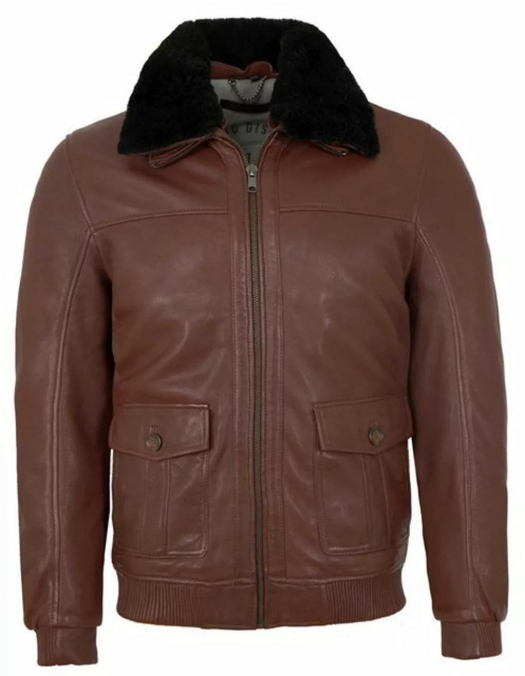 Deercraft Lederjacke DMFjort Deercraft - Herren Lederjacke Lammfellkragen L günstig online kaufen