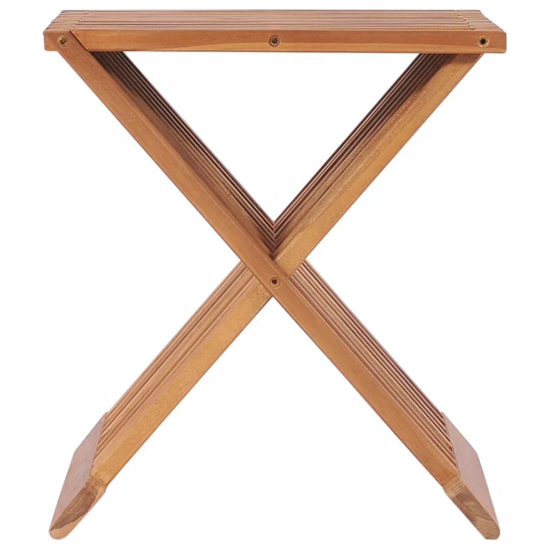 Klappbarer Hocker 40×32×45 Cm Massivholz Teak günstig online kaufen