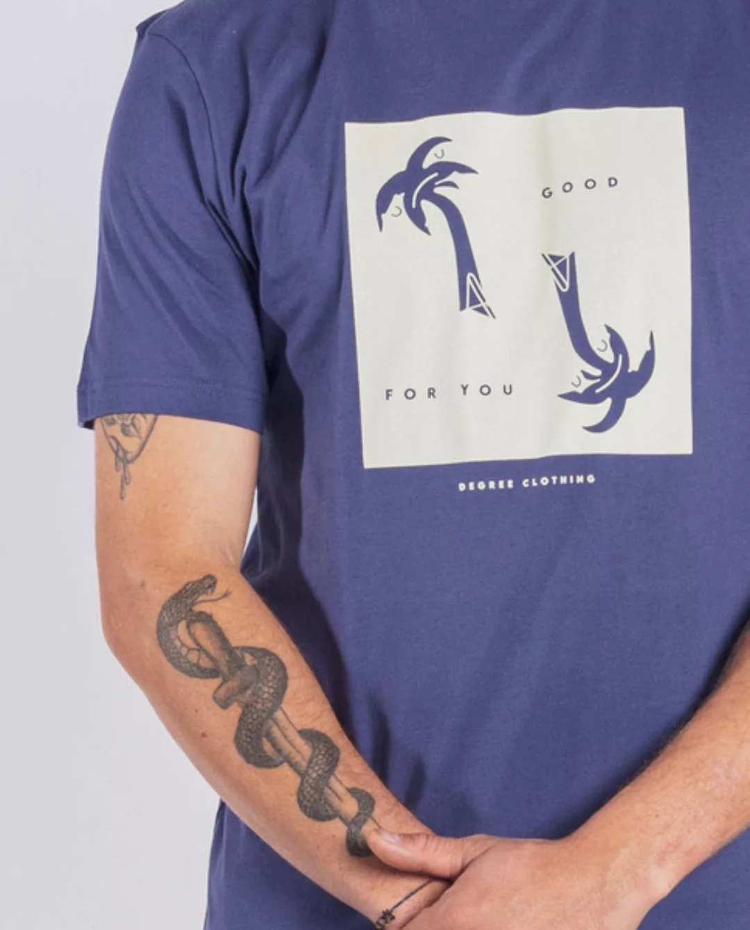 Herren T-shirt | Sad Palm | Dunkelblau günstig online kaufen