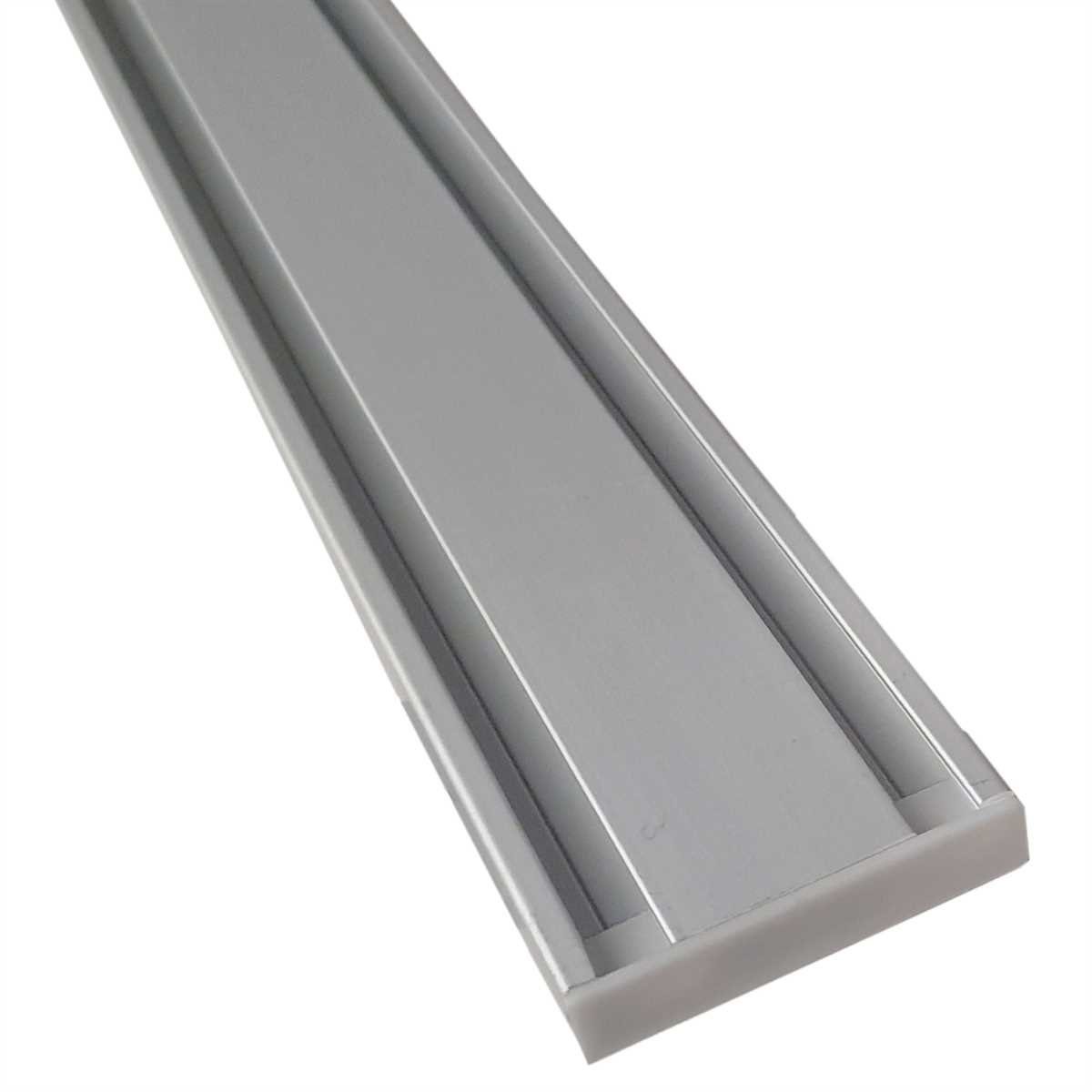 Bestlivings Gardinenschiene, 2-läufig, Fixmaß, Aluminium, verschraubte günstig online kaufen