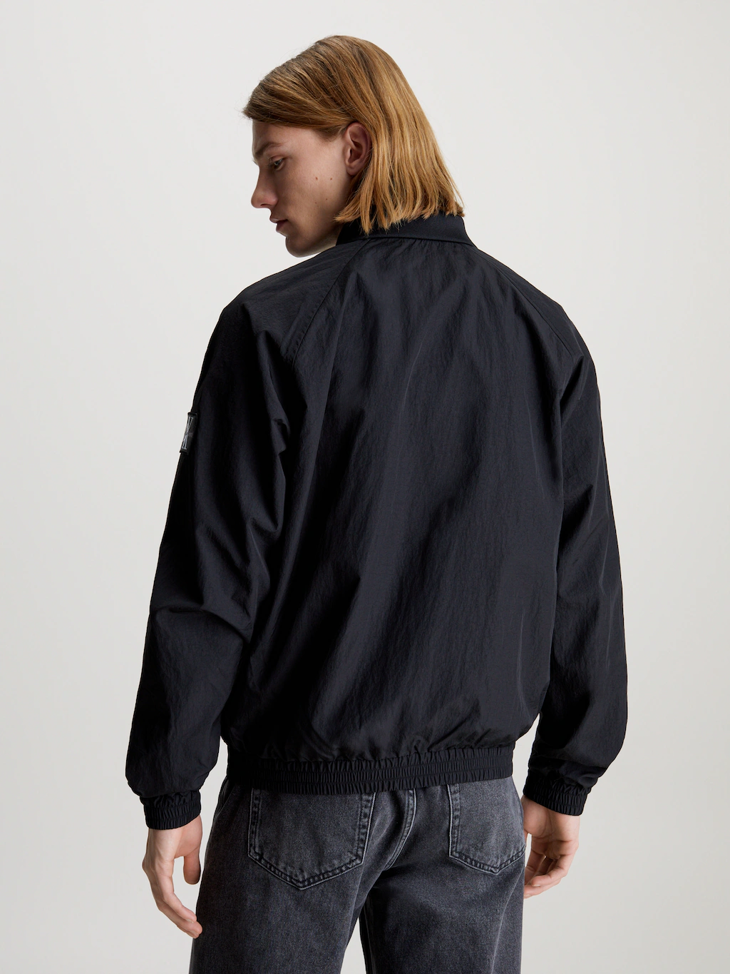 Calvin Klein Jeans Outdoorjacke UNPADDED HARRINGTON mit Calvin Klein Logo-B günstig online kaufen