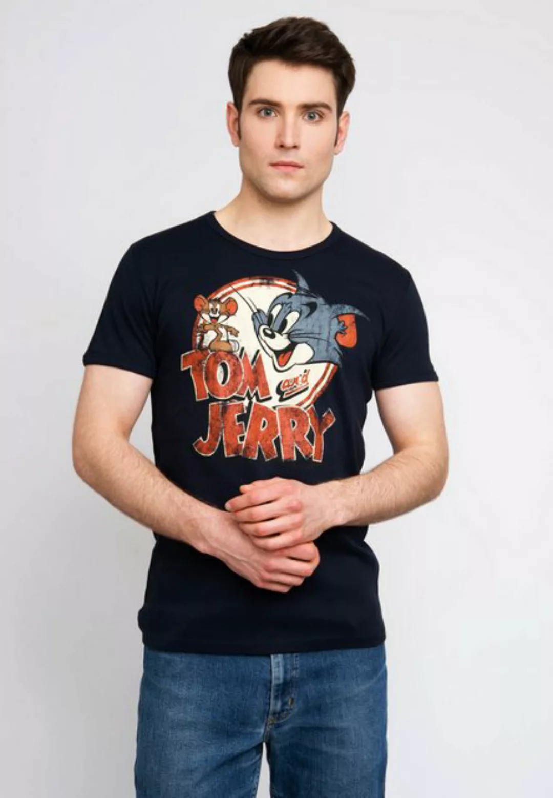 LOGOSHIRT T-Shirt "Tom & Jerry - Logo", mit Tom & Jerry-Print günstig online kaufen