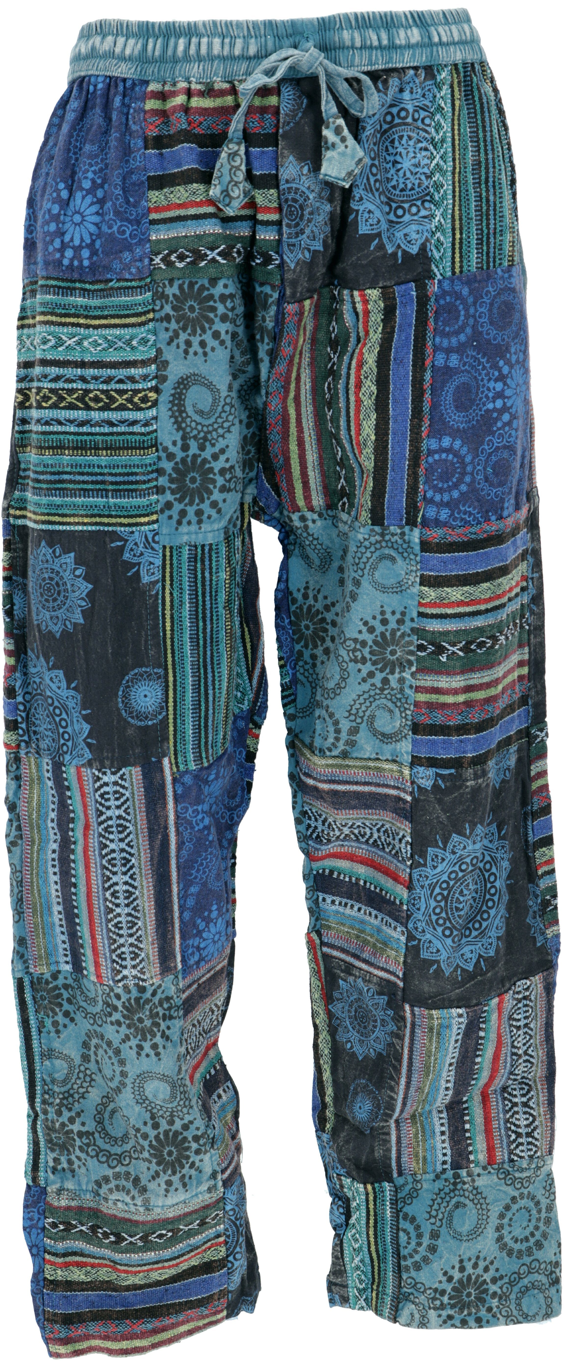 Guru-Shop Relaxhose Patchwork Yogahose, Goa Hose, günstig online kaufen