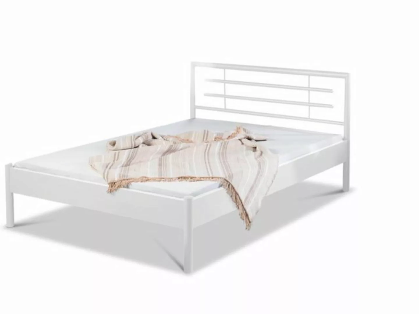 BedBox Metallbett Modell Lia mit klassischem Kopfteil, stabil und langlebig günstig online kaufen