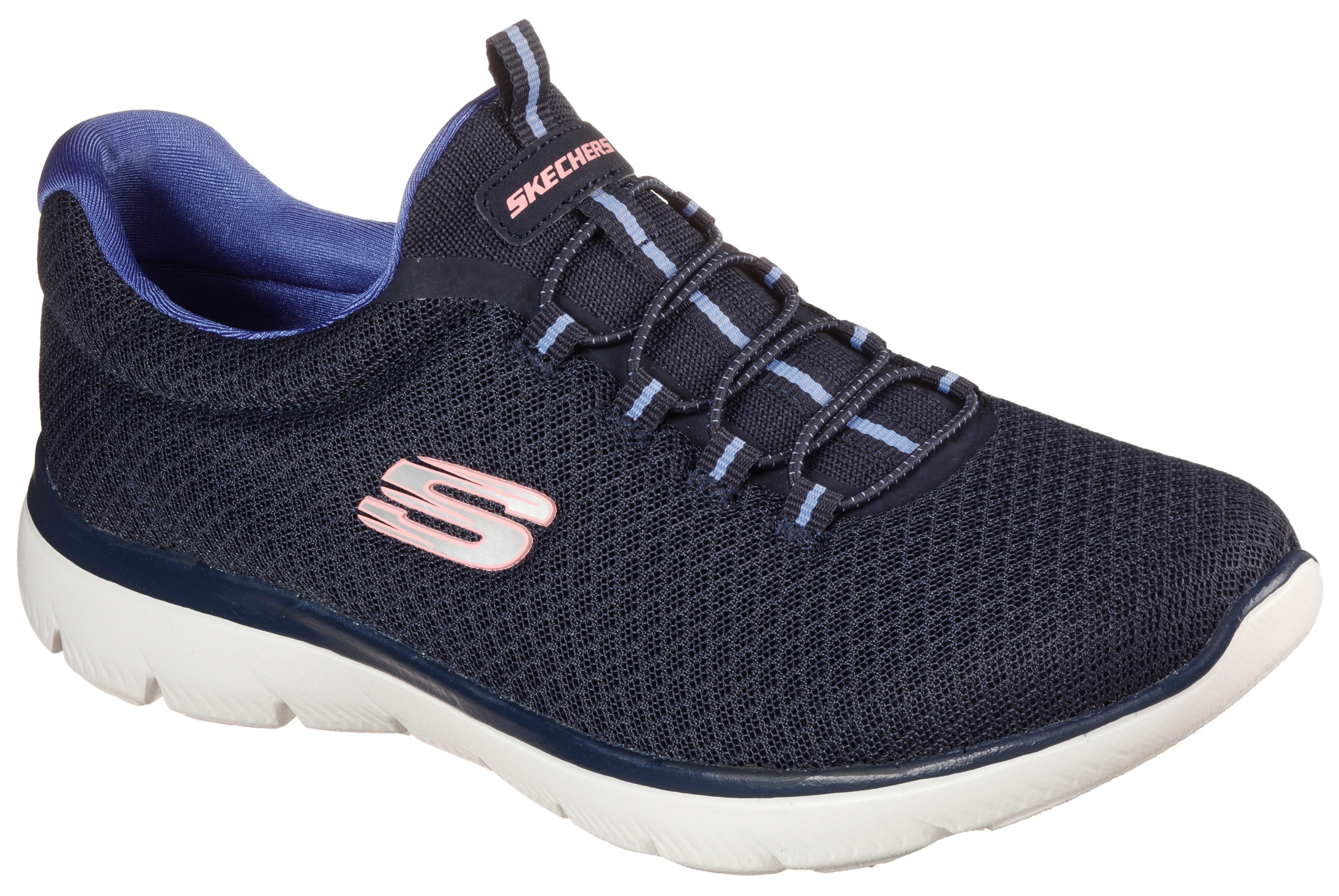 Skechers Slip-On Sneaker "SUMMITS", Slipper, Freizeitschuh, Komfortschuh mi günstig online kaufen