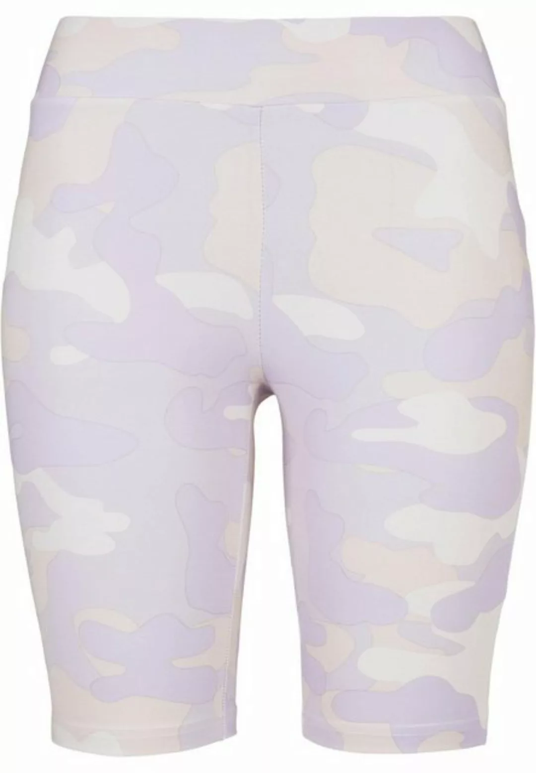 URBAN CLASSICS Stoffhose Damen Ladies High Waist Camo Tech Cycle Shorts (1- günstig online kaufen