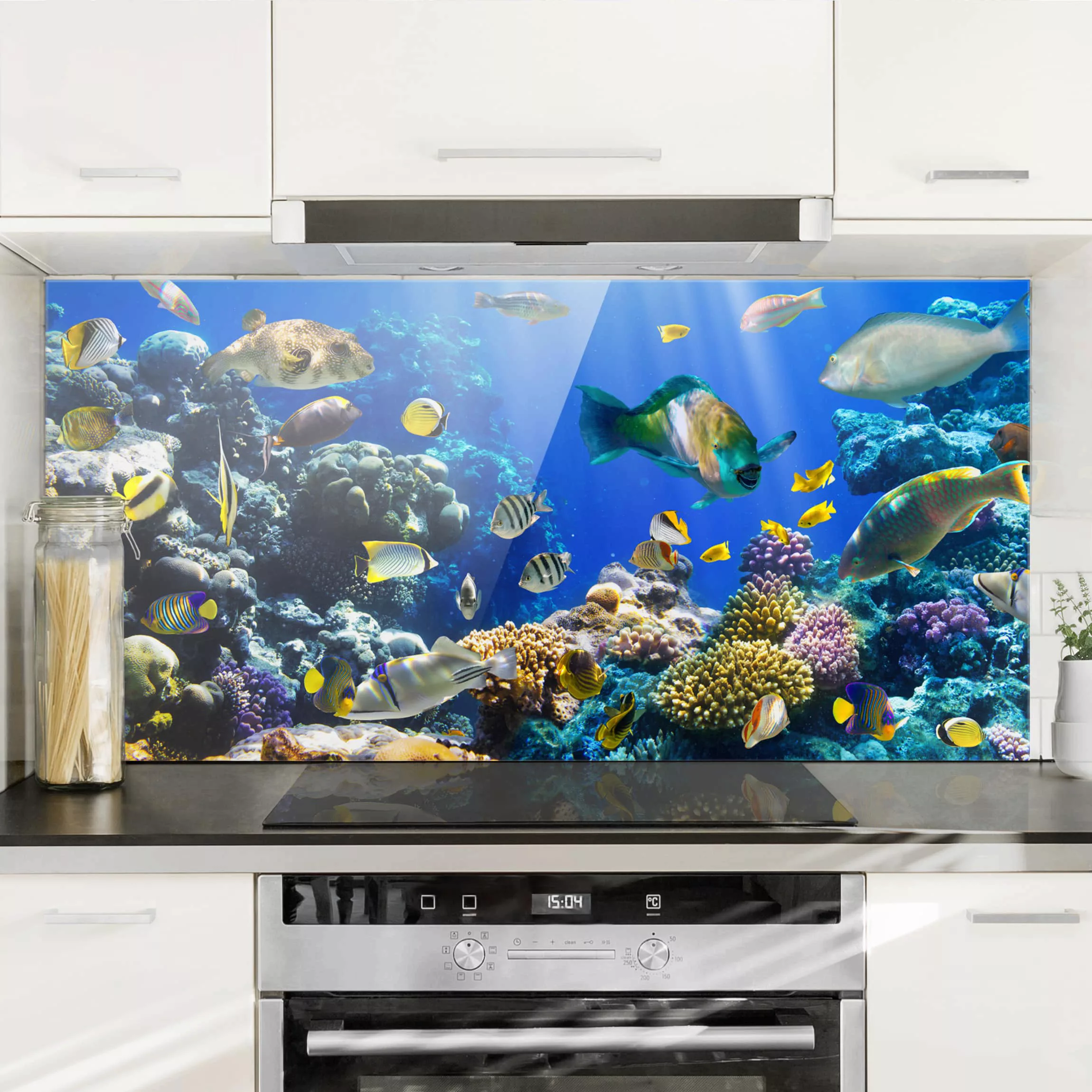 Glas Spritzschutz Tiere - Querformat 2:1 Underwater Reef günstig online kaufen