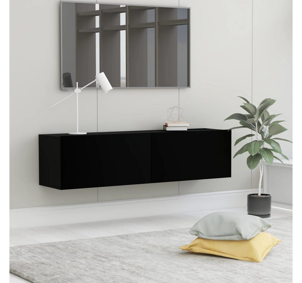 vidaXL TV-Schrank TV-Schrank Schwarz 1203030 cm Spanplatte TV-Konsole für F günstig online kaufen