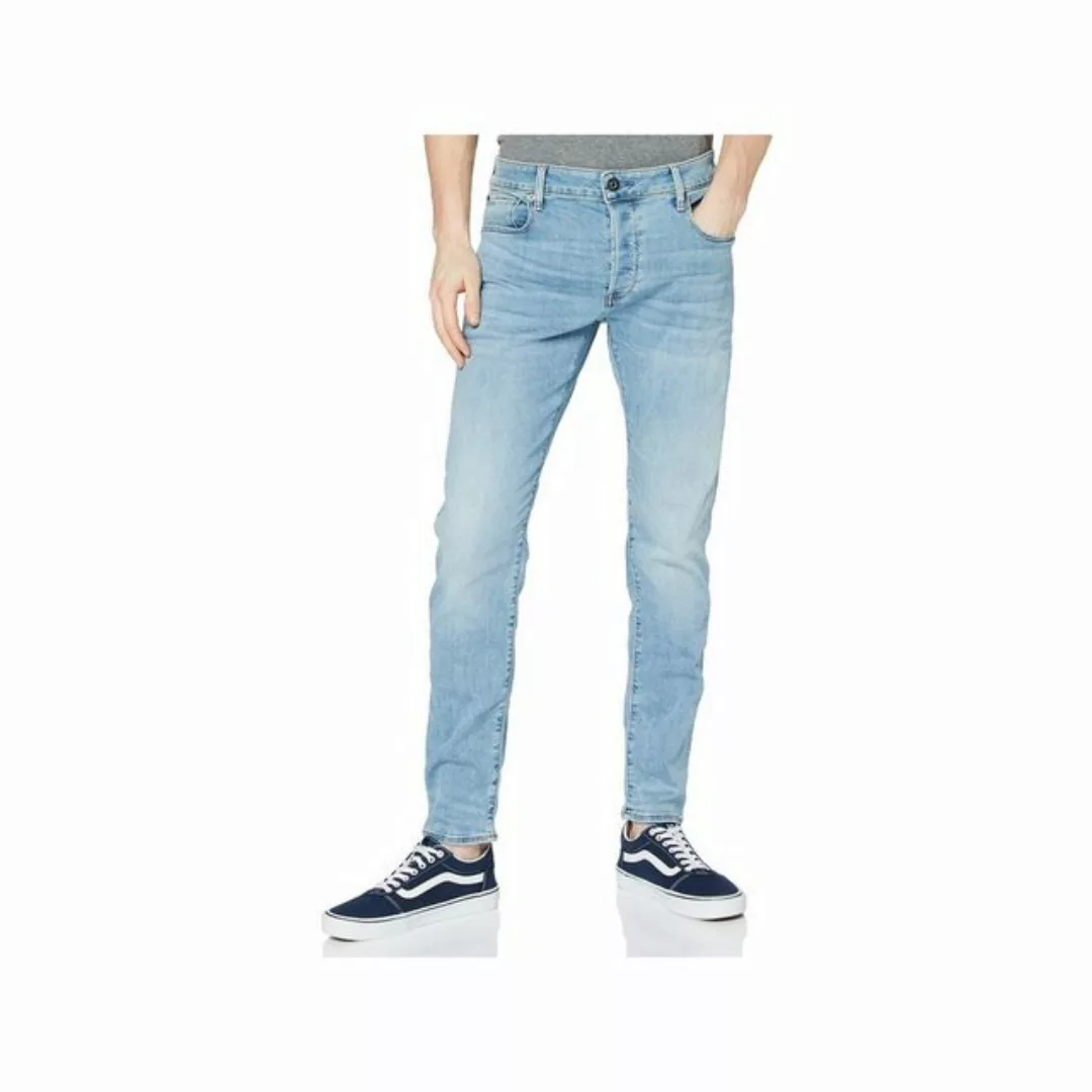 G-Star Herren Jeans 3301 Slim Fit - Blau - Light Indigo Aged günstig online kaufen