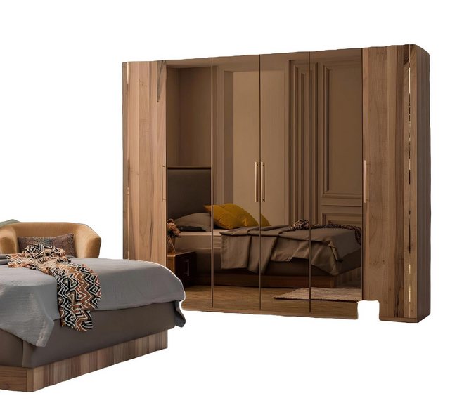 JVmoebel Kleiderschrank Kleiderschrank Schränke Schrank Design Holz Schlafz günstig online kaufen