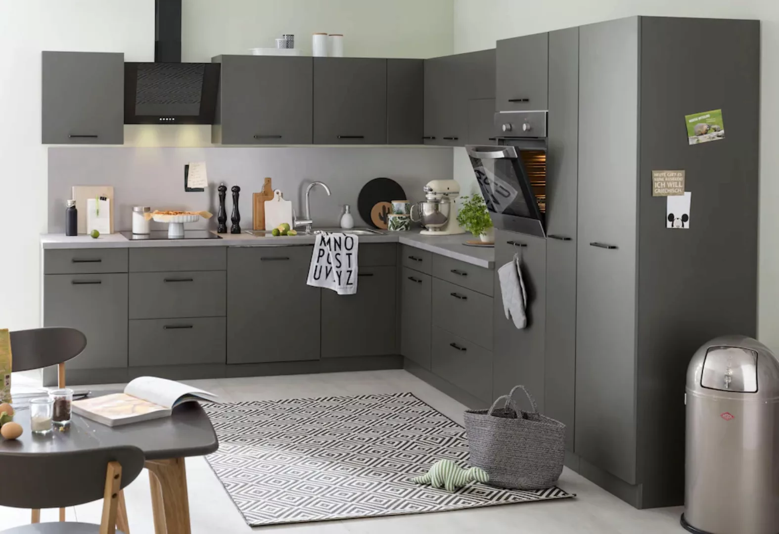 wiho Küchen Küchenzeile "Esbo", ohne E-Geräte, Breite 310 cm günstig online kaufen