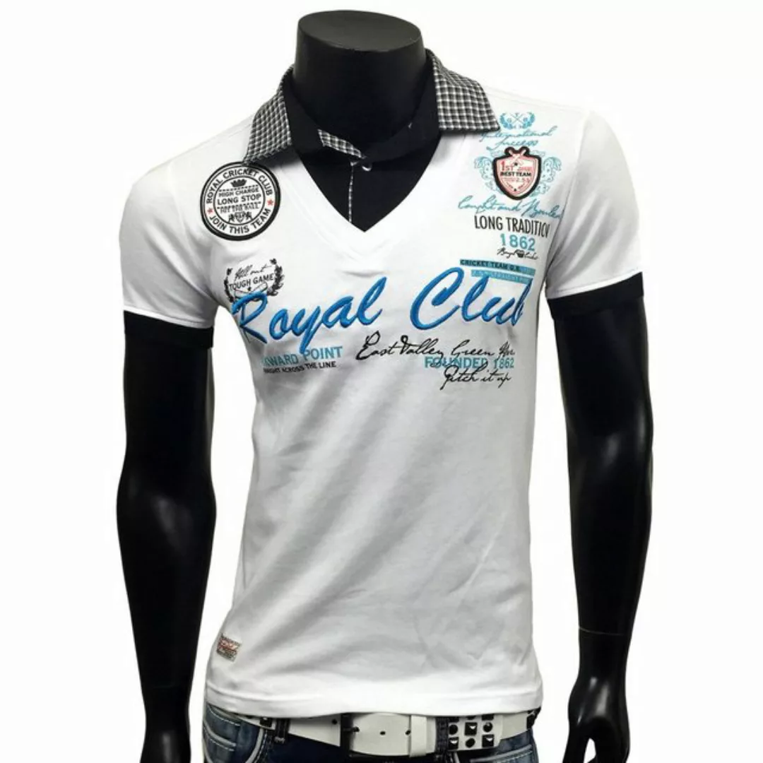 Baxboy T-Shirt Baxboy Poloshirt im trendigen 2-in-1-Design 2350 günstig online kaufen