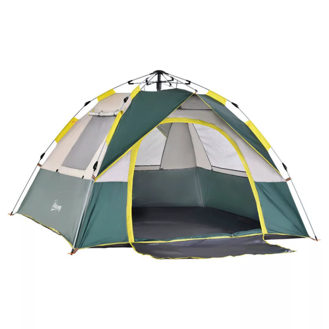 Outsunny Campingzelt grün Polyester-Mischgewebe B/H/L: ca. 195x135x205 cm günstig online kaufen