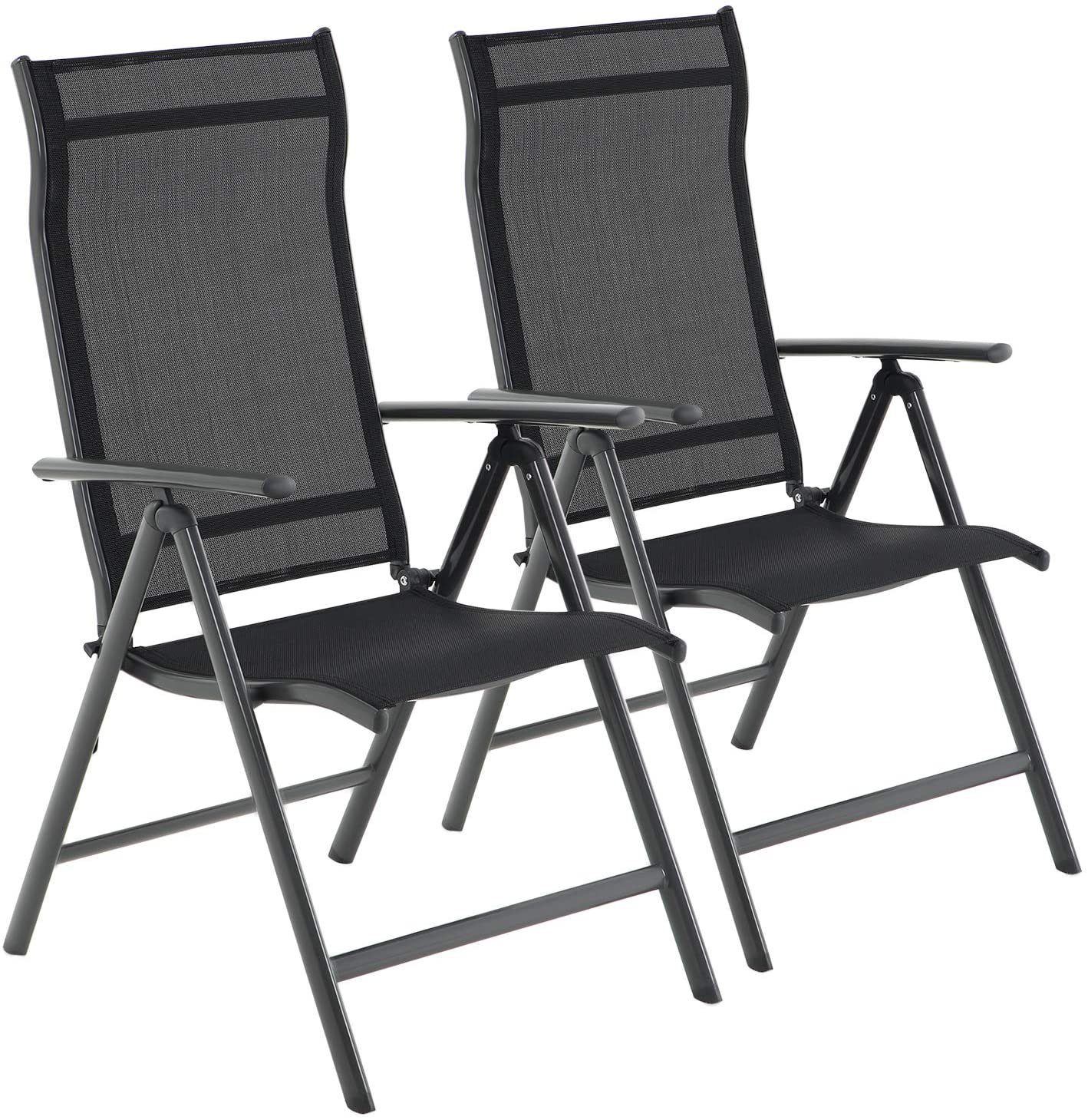 SONGMICS Gartenstuhl (2 St), 8-fach verstellbare günstig online kaufen