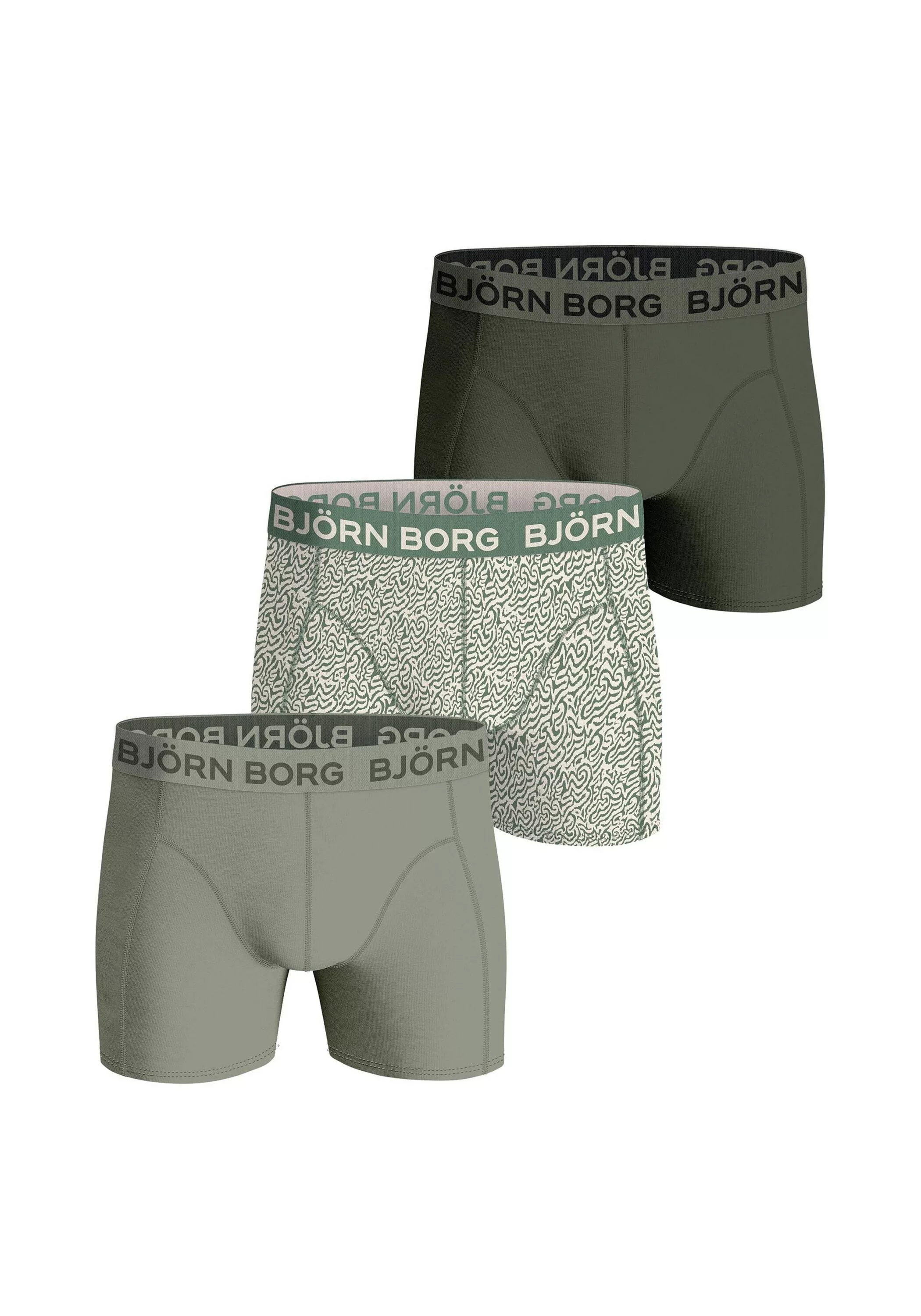 Björn Borg Boxershorts "Boxershort Cotton Stretch Boxer Trunks 3P 3er Pack" günstig online kaufen