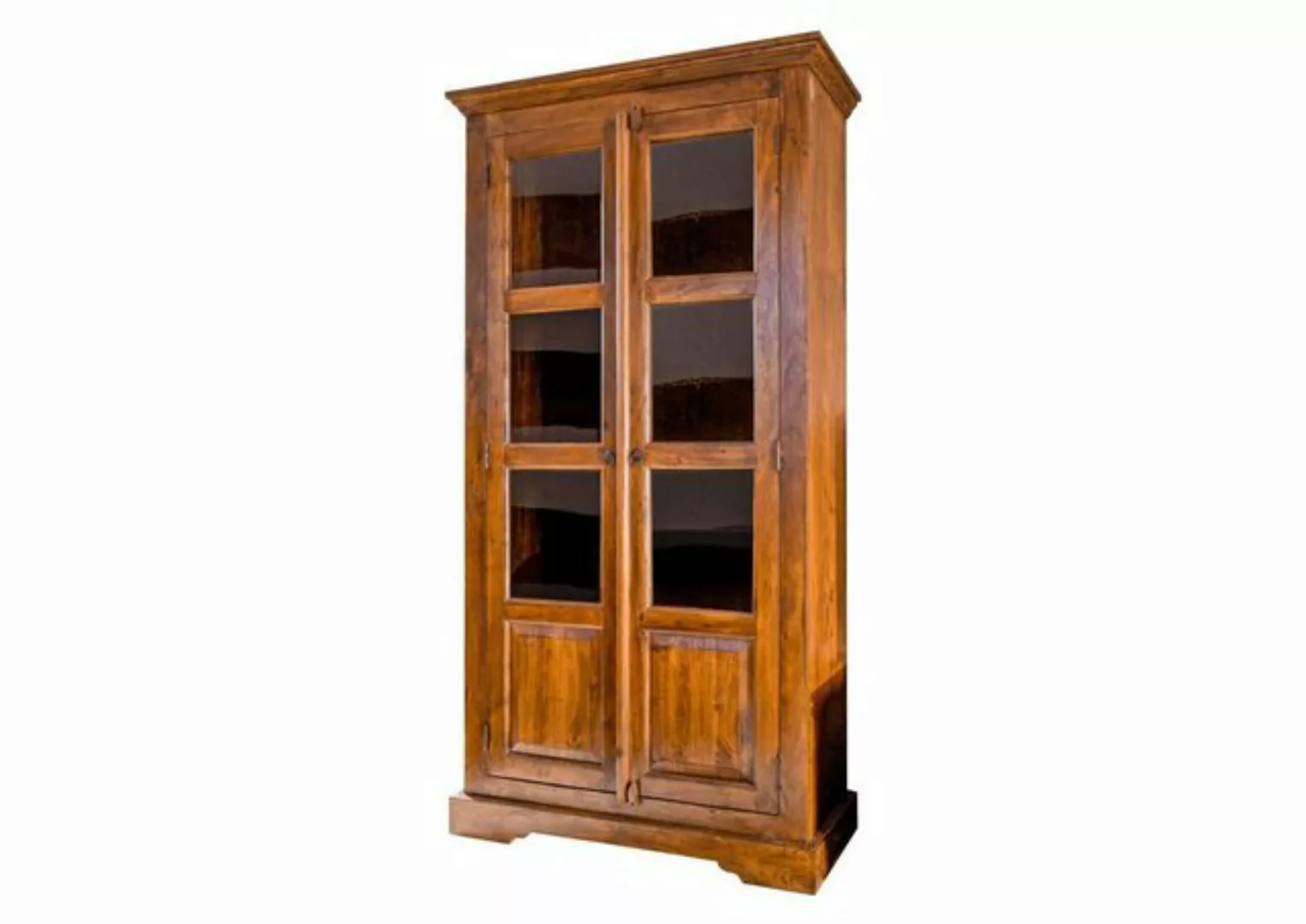 Massivmoebel24 Standvitrine (Vitrine Akazie 98x46x191 honig  lackiert OXFOR günstig online kaufen