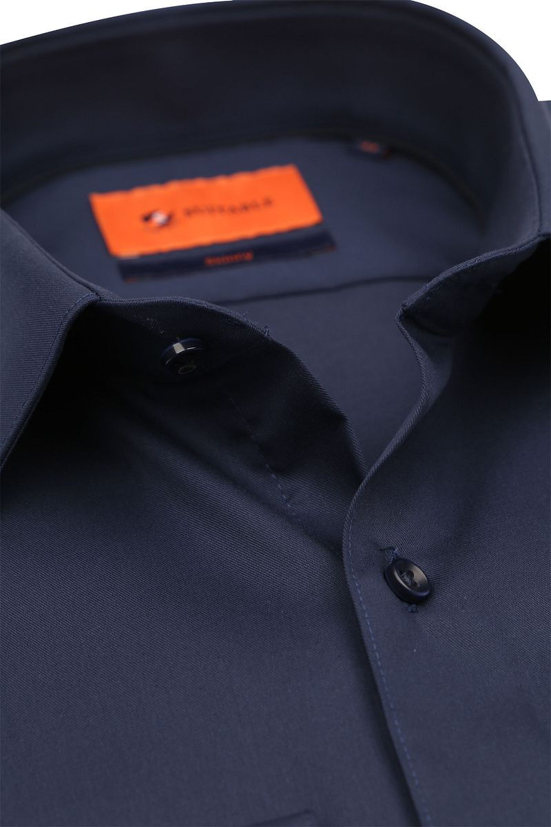 Suitable Twill Hemd Navy - Größe 38 günstig online kaufen