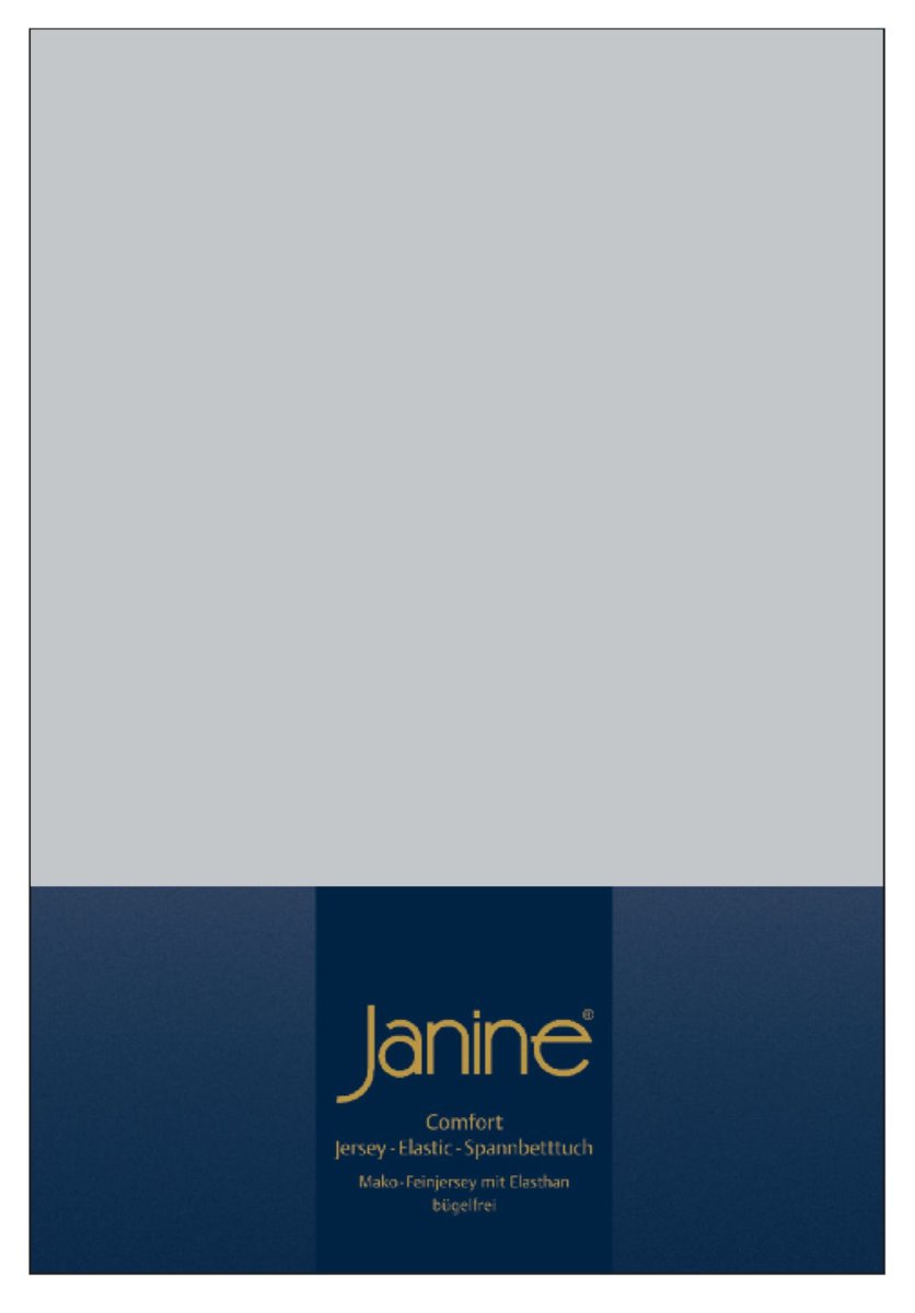 Janine Spannbetttuch Comfort - Elastic-Jersey, Mako-Feinjersey, Bettlaken S günstig online kaufen